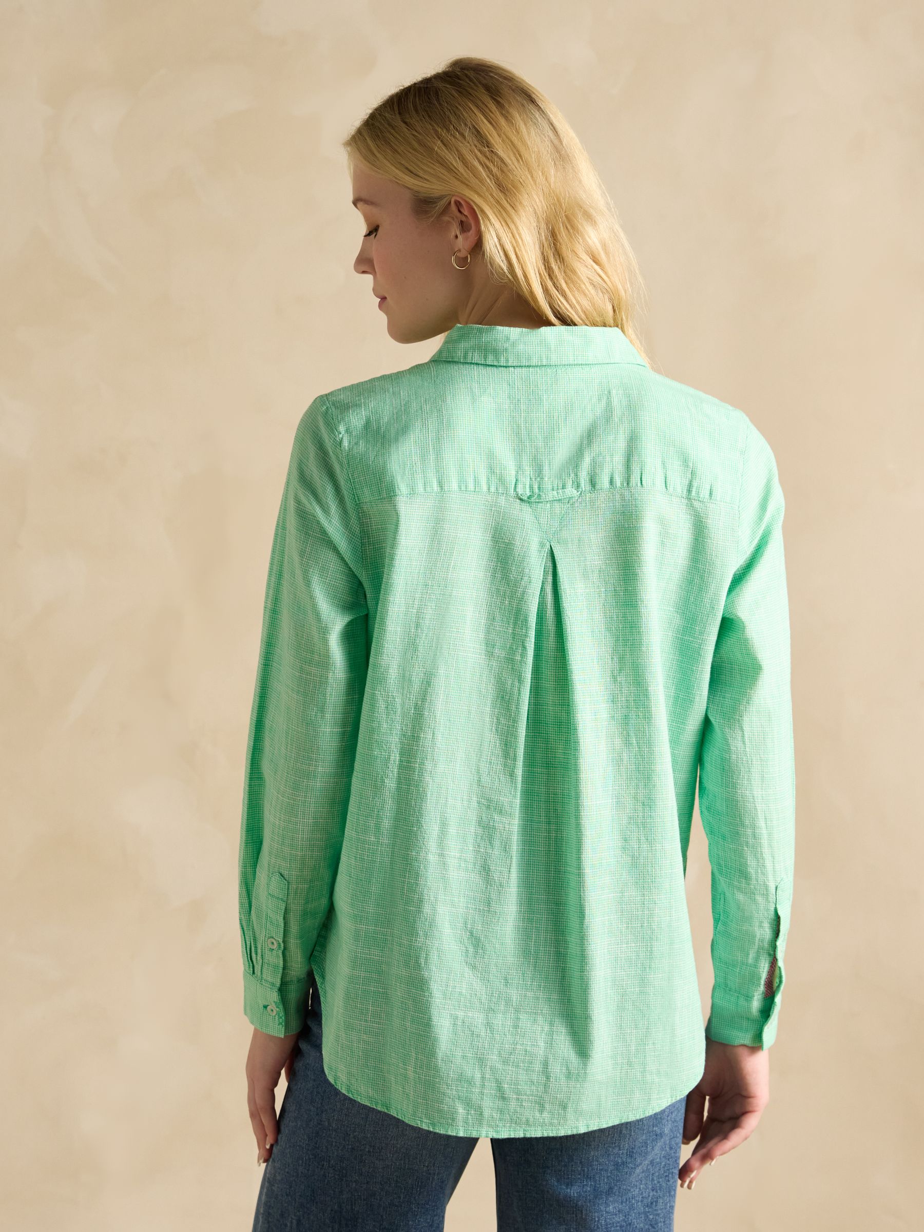 Ida Green Cotton Shirt - Image 2 of 7 Ida Green Cotton Shirt - Image 2 of 7