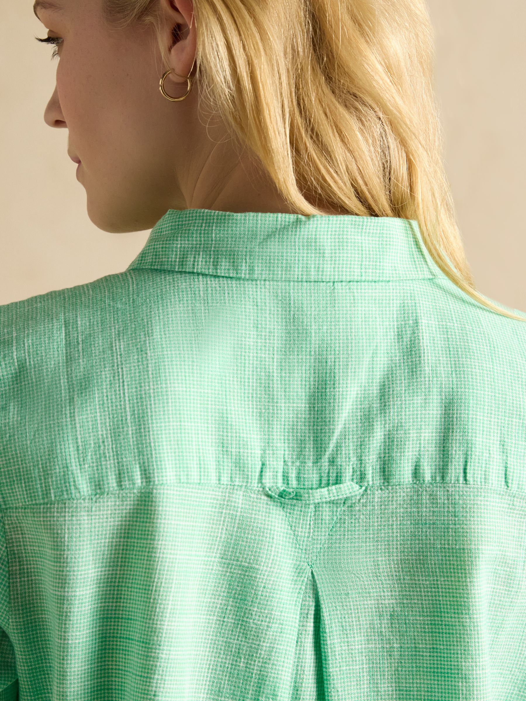 Ida Green Cotton Shirt - Image 6 of 7