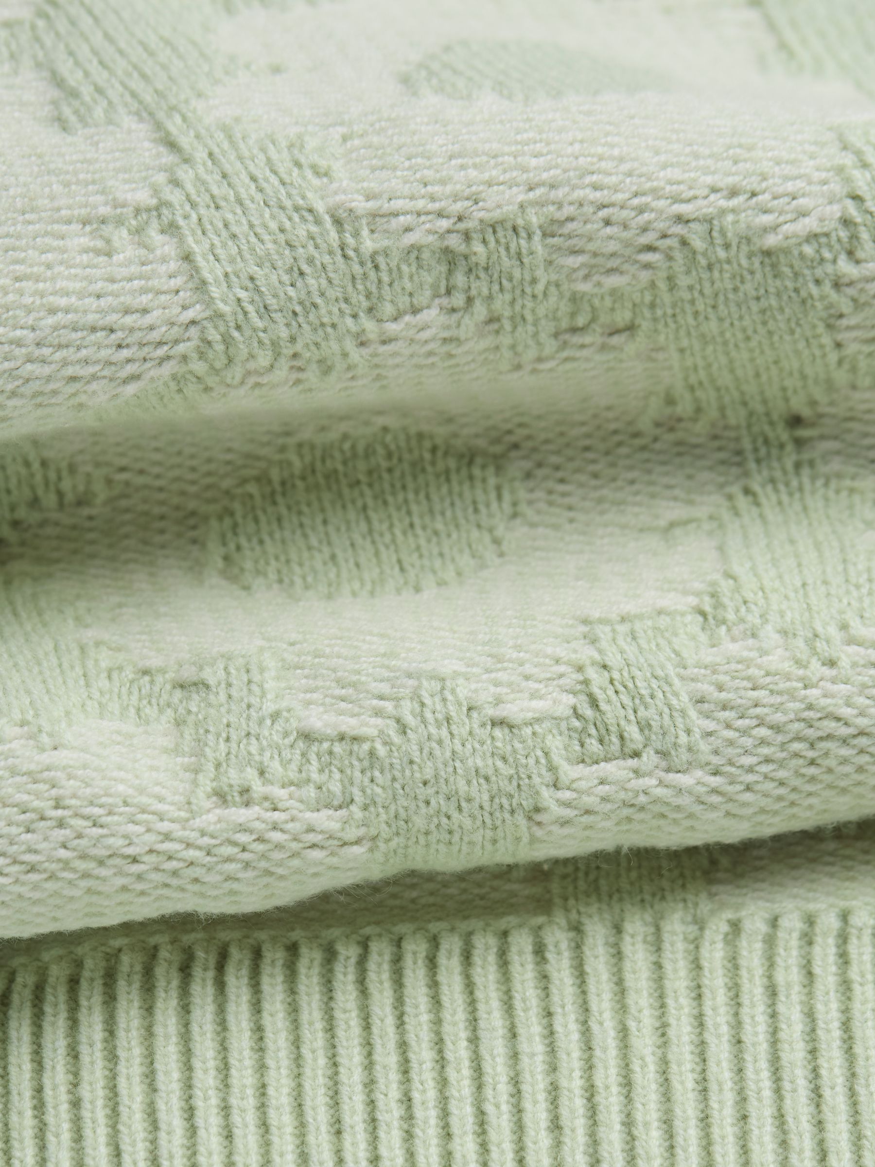 Light Green Floral Knitted Jumper - Image 13 of 13
