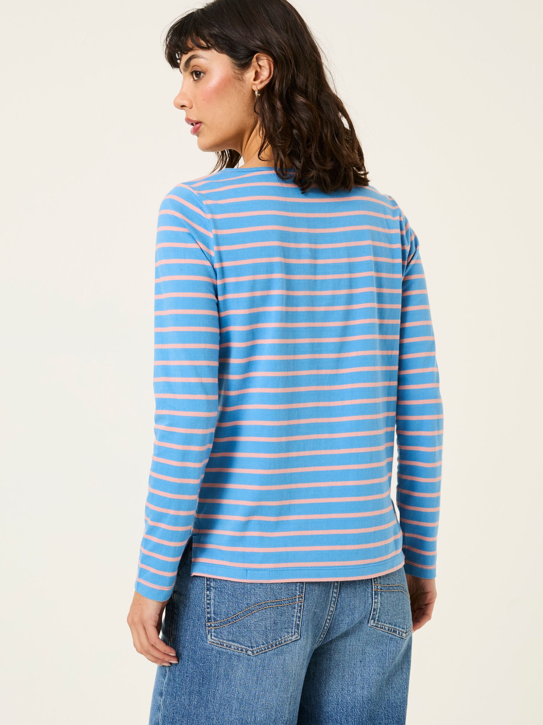 Breton Multi 100% Cotton Long Sleeve T-Shirt - Image 2 of 10