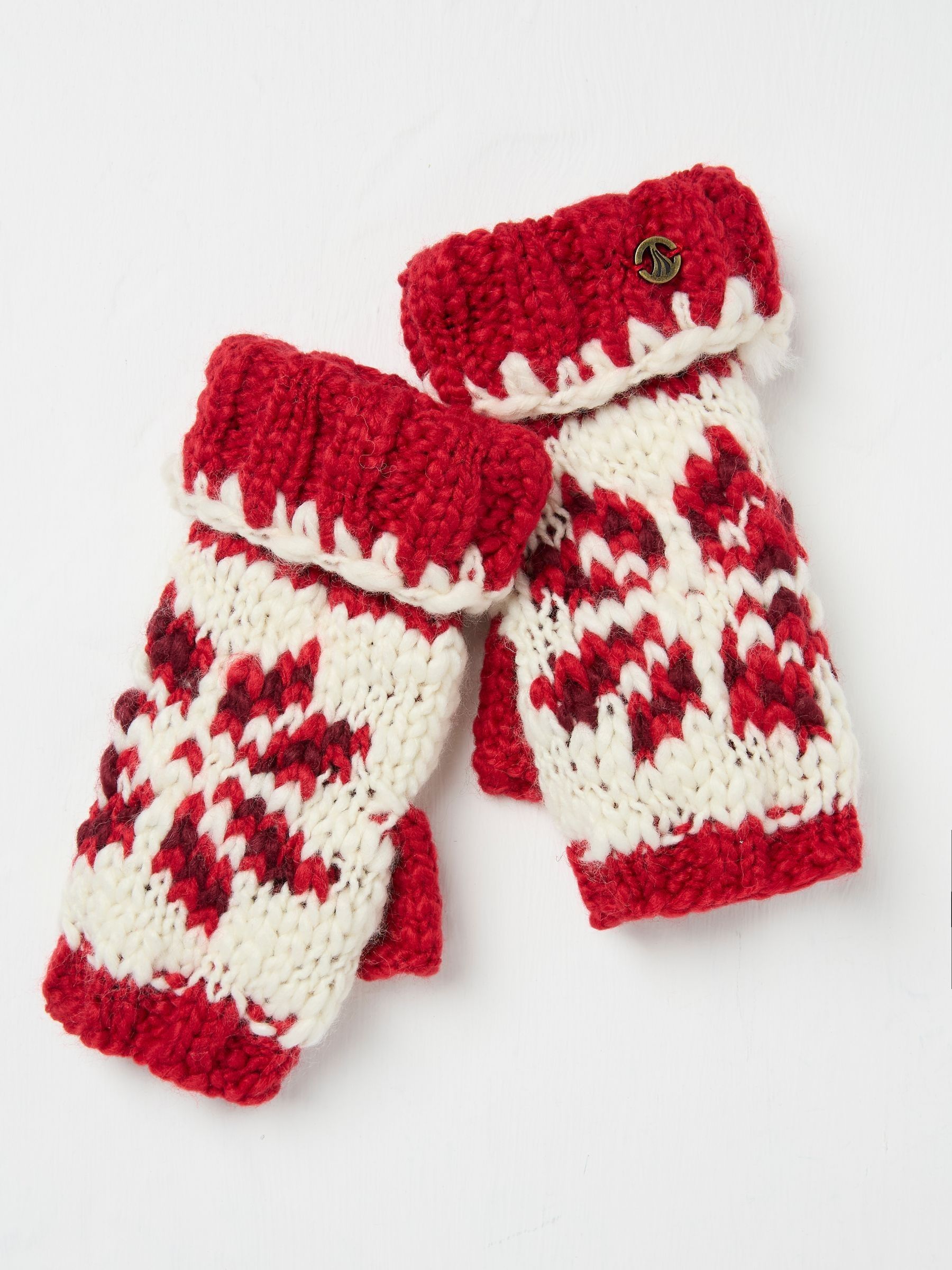 Red Snowflake Cuffs - Image 1 of 4