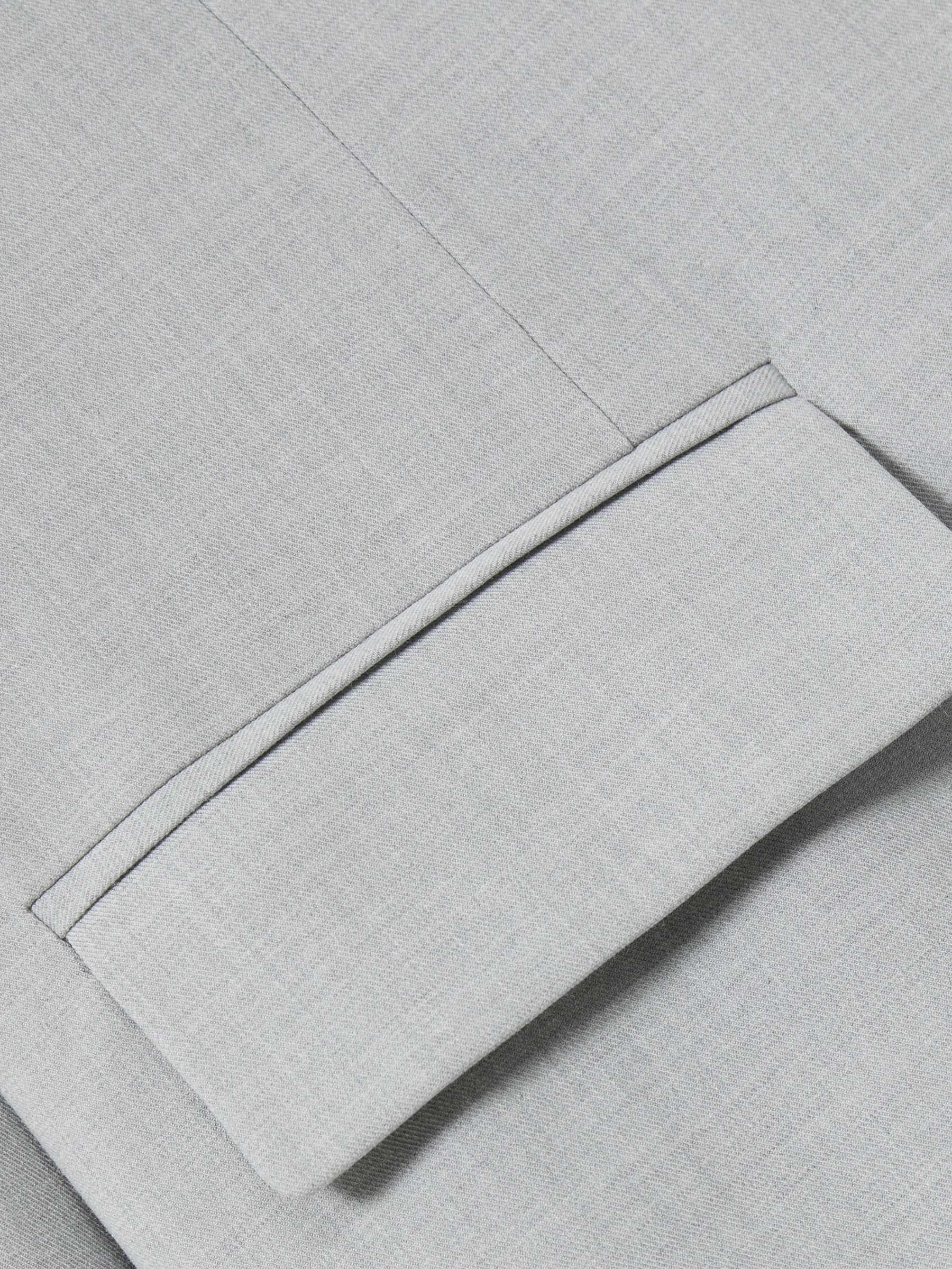 Oversized Sharkskin Suit Jacket in Heather Grey - Image 6 of 6