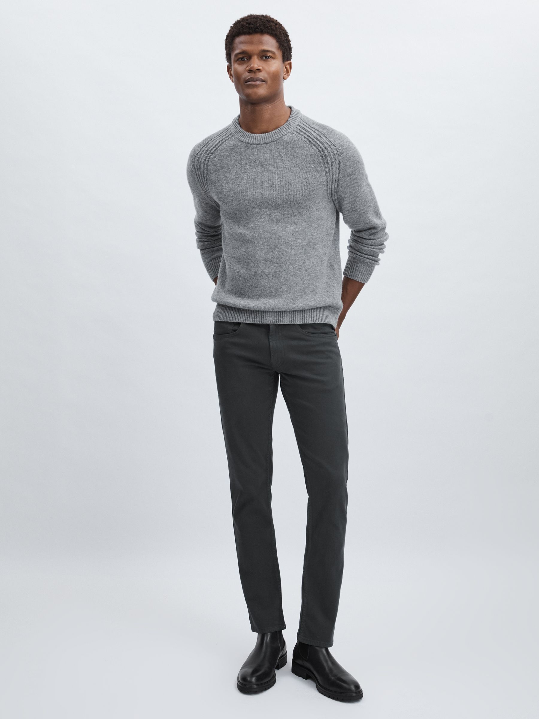 Replay Straight-Leg Jeans in Ocean - Image 1 of 7