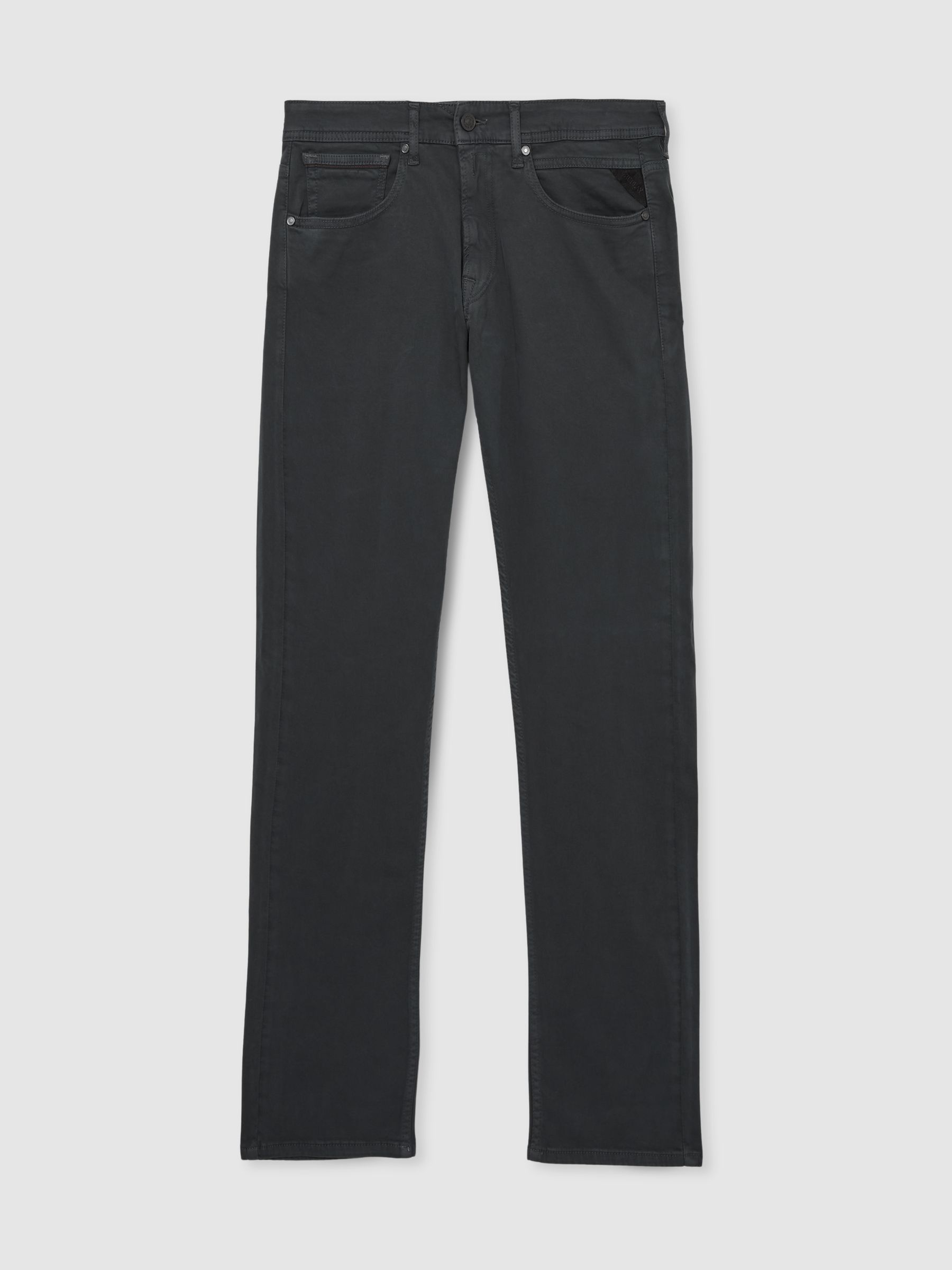 Replay Straight-Leg Jeans in Ocean - Image 2 of 7