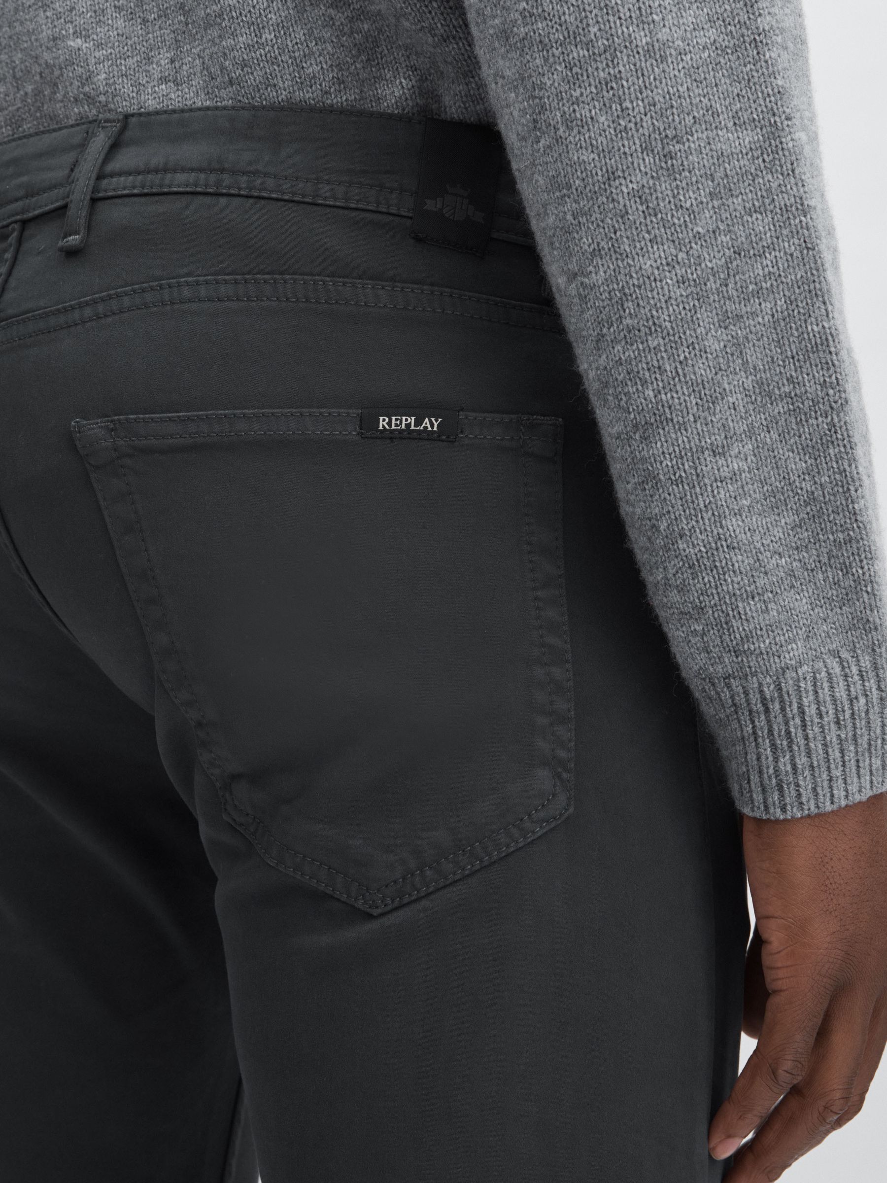 Replay Straight-Leg Jeans in Ocean - Image 5 of 7