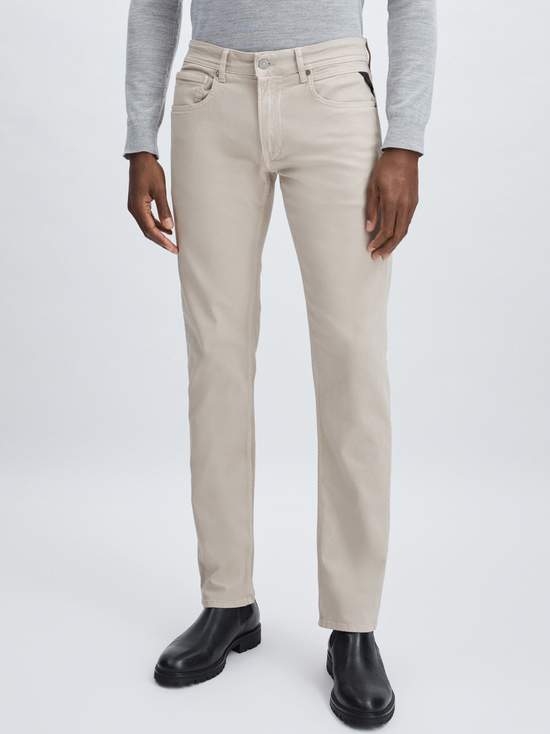 Replay Straight-Leg Jeans in Grey - Image 3 of 6