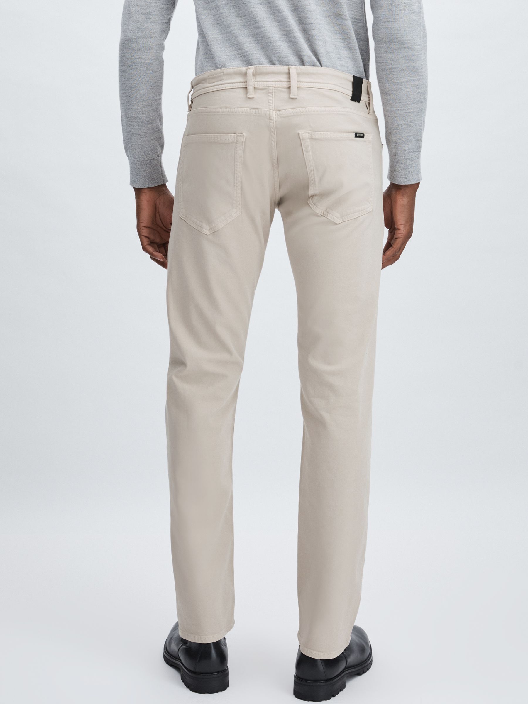 Replay Straight-Leg Jeans in Grey - Image 5 of 6