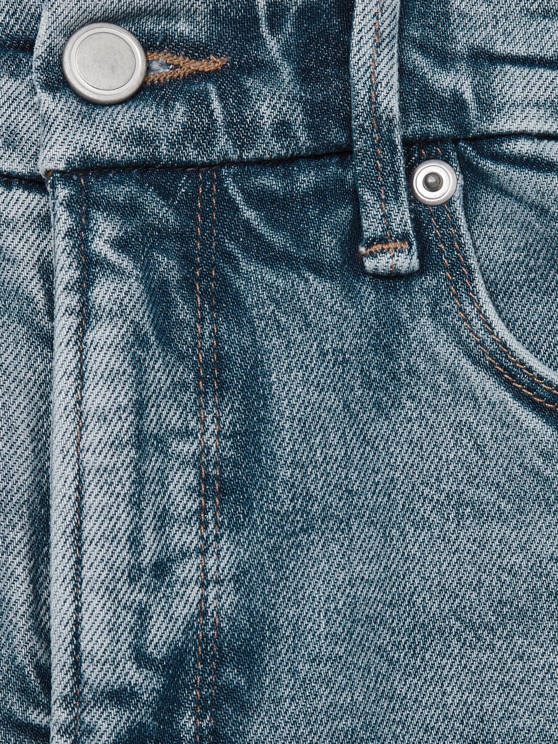 Twisted-Outseam Bootcut Jeans in Washed Blue - Image 7 of 7