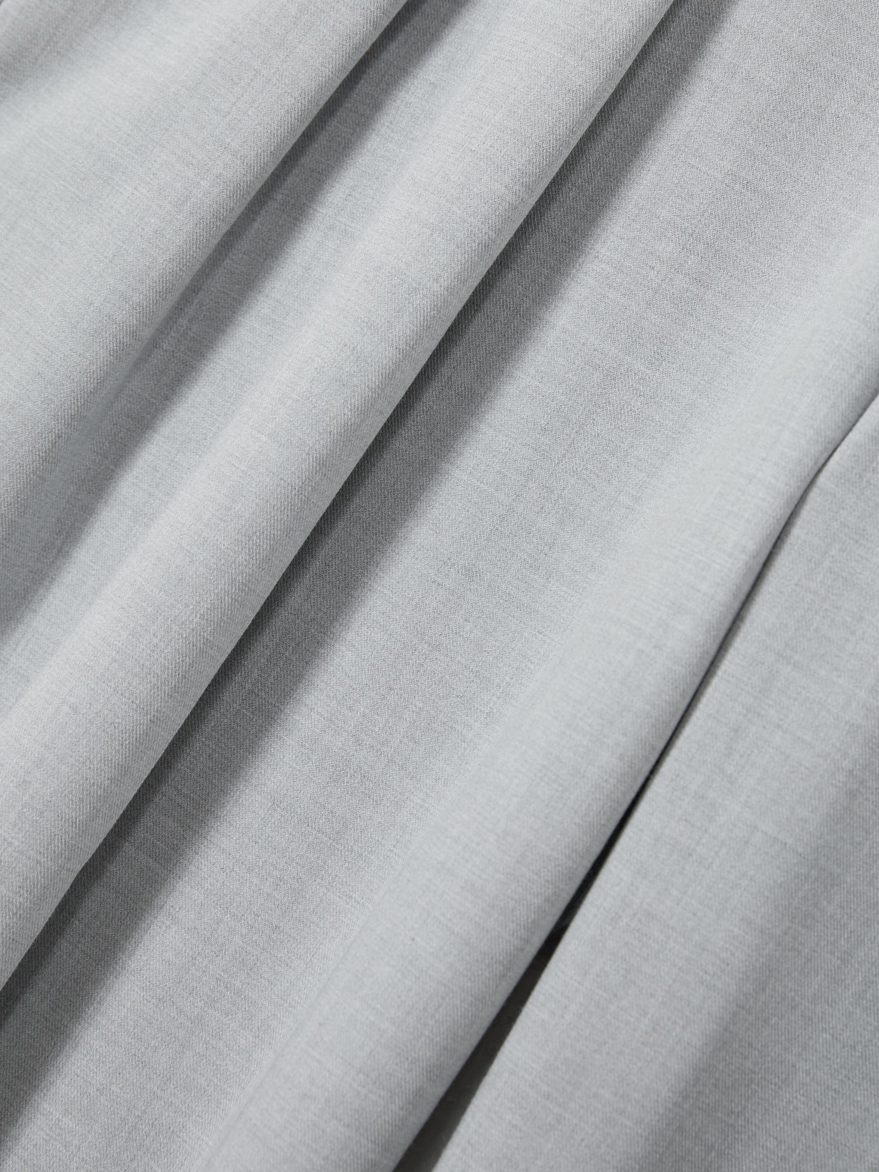 Pleated Sharkskin Suit Trousers in Grey - Image 6 of 6
