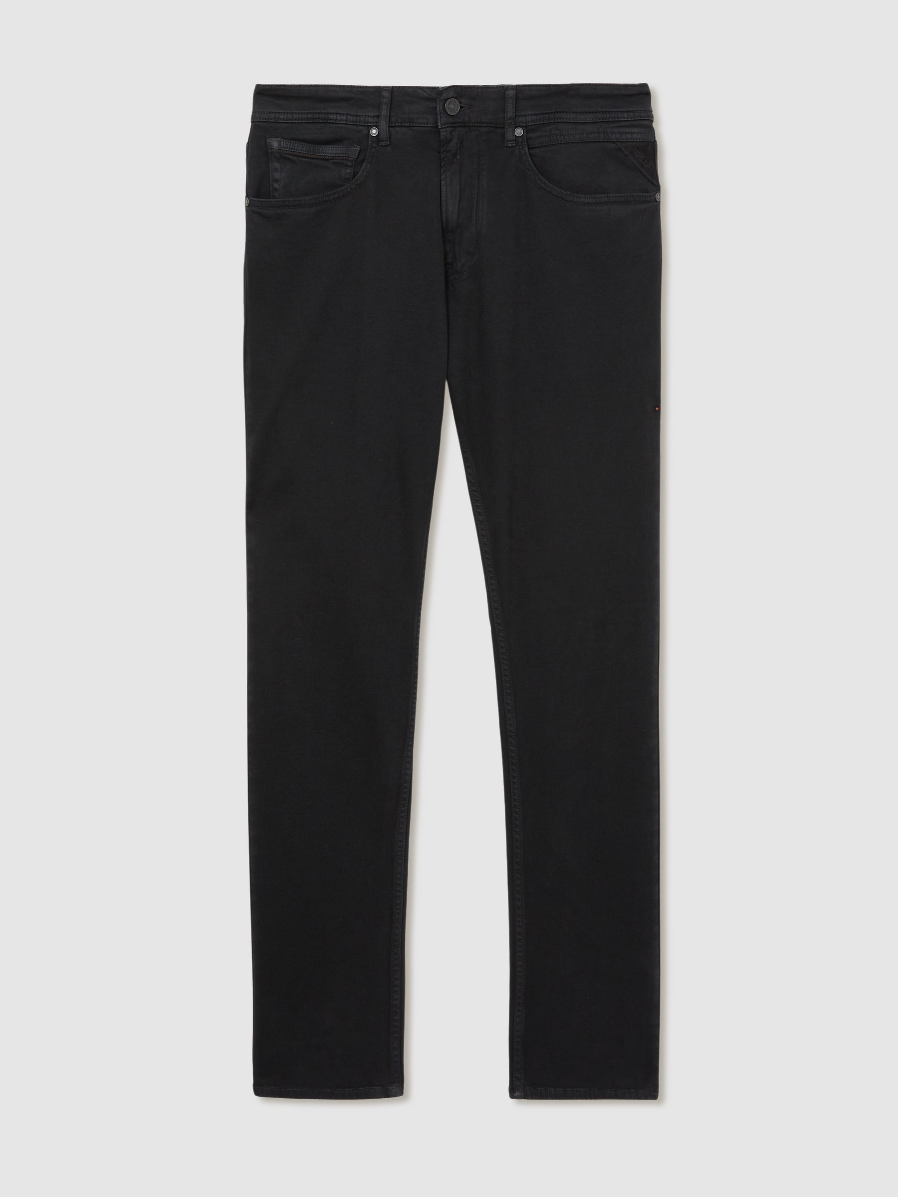 Replay Straight-Leg Jeans in Black - Image 2 of 6