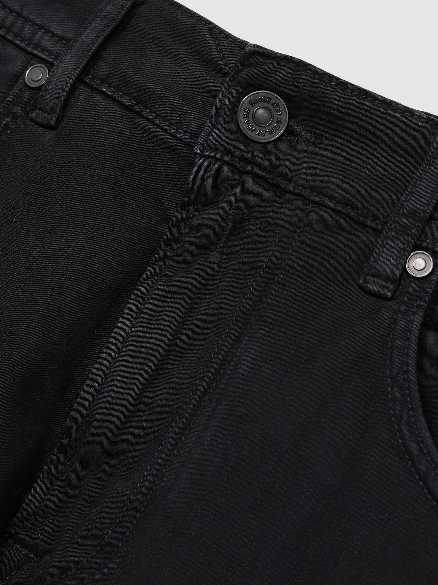 Replay Straight-Leg Jeans in Black - Image 6 of 6