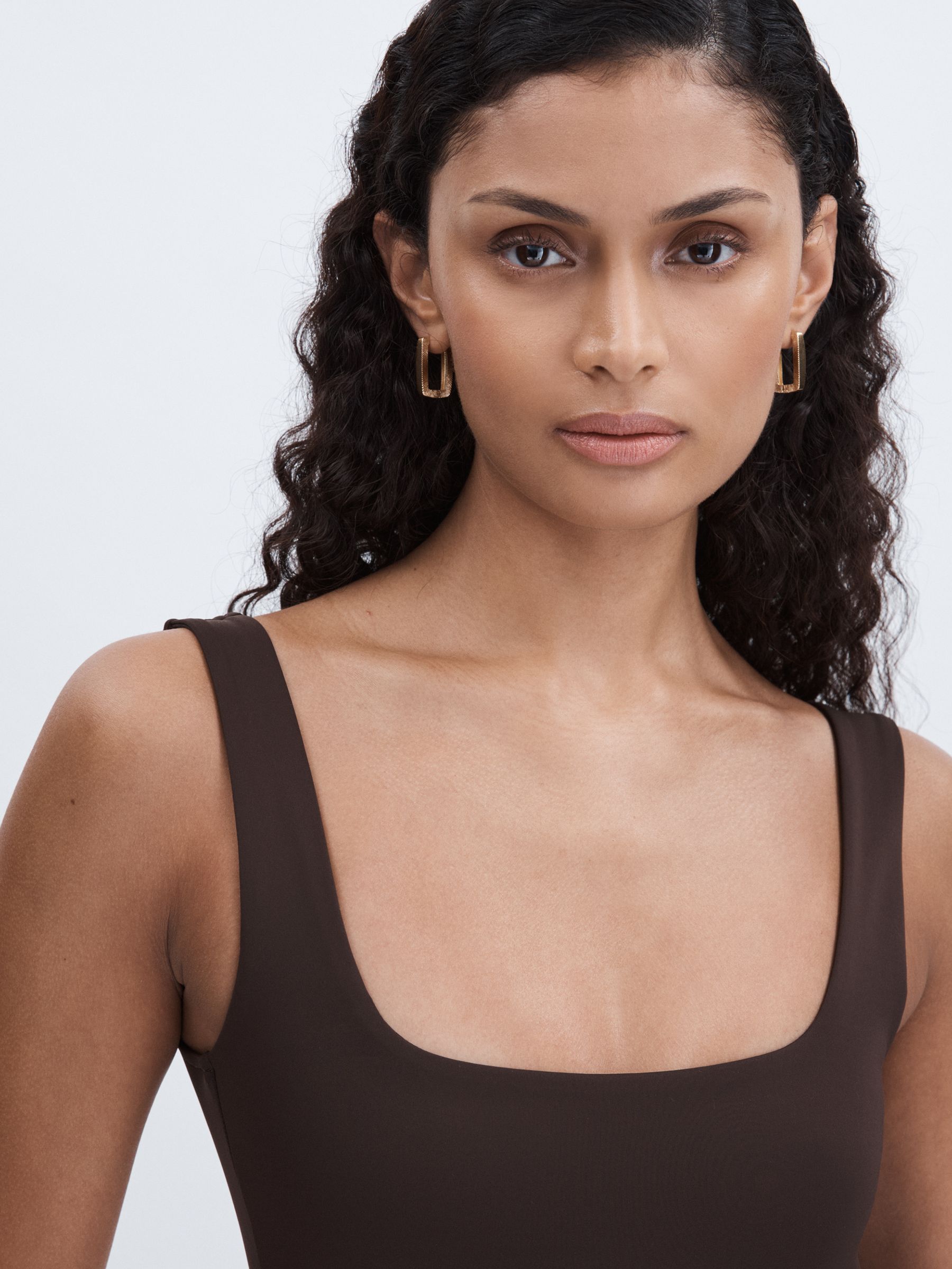 Good American Scuba Tank Bodysuit in Black/Brown - Image 4 of 6