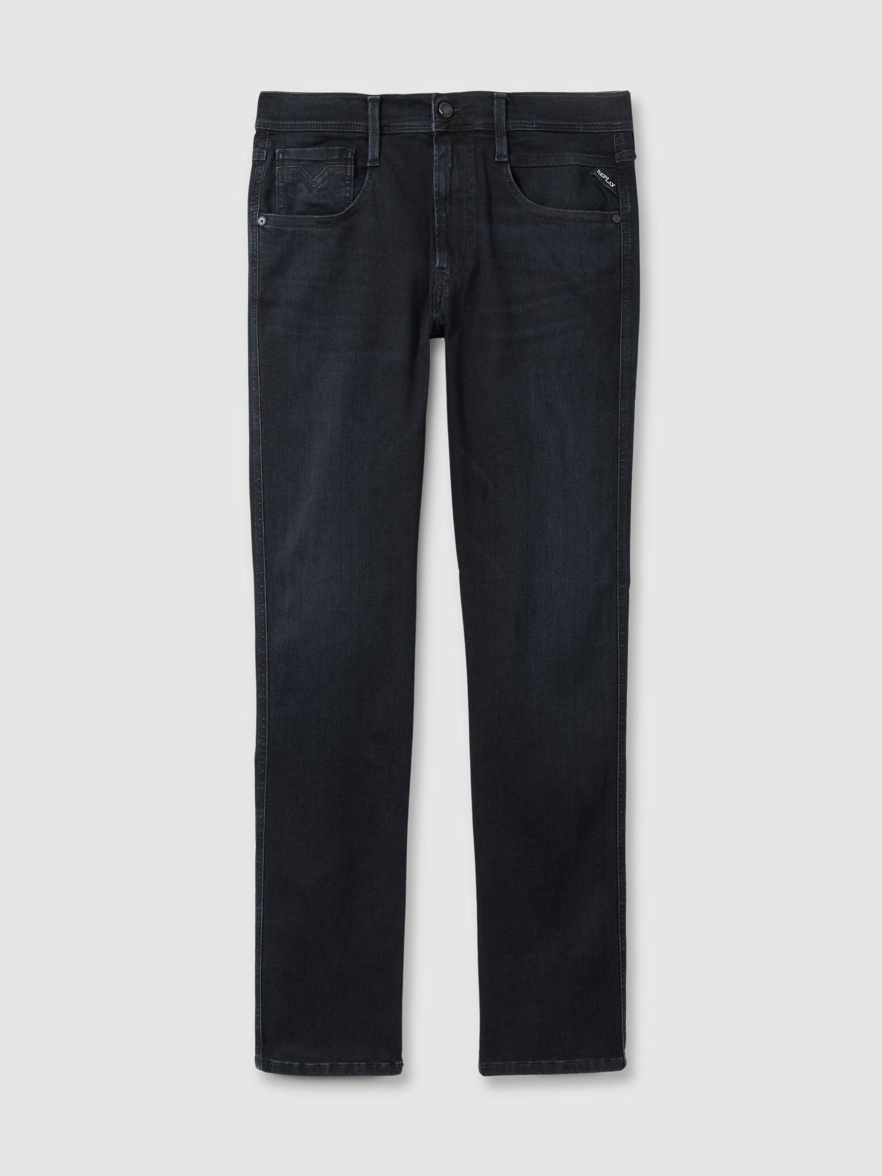 Replay Slim-Fit Hyperflex Jeans in Dark Blue - Image 2 of 6