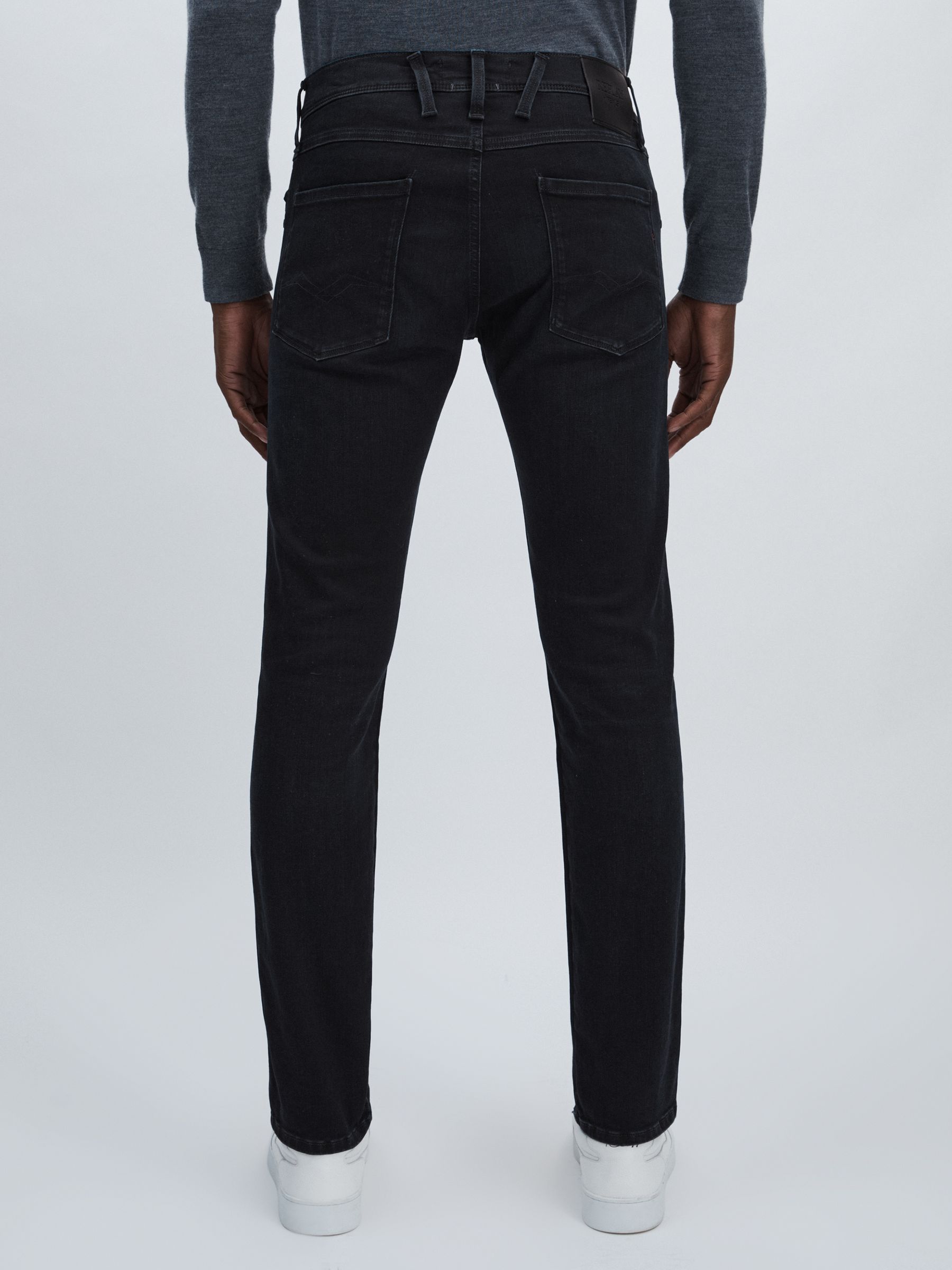 Replay Slim-Fit Hyperflex Jeans in Dark Blue - Image 5 of 6