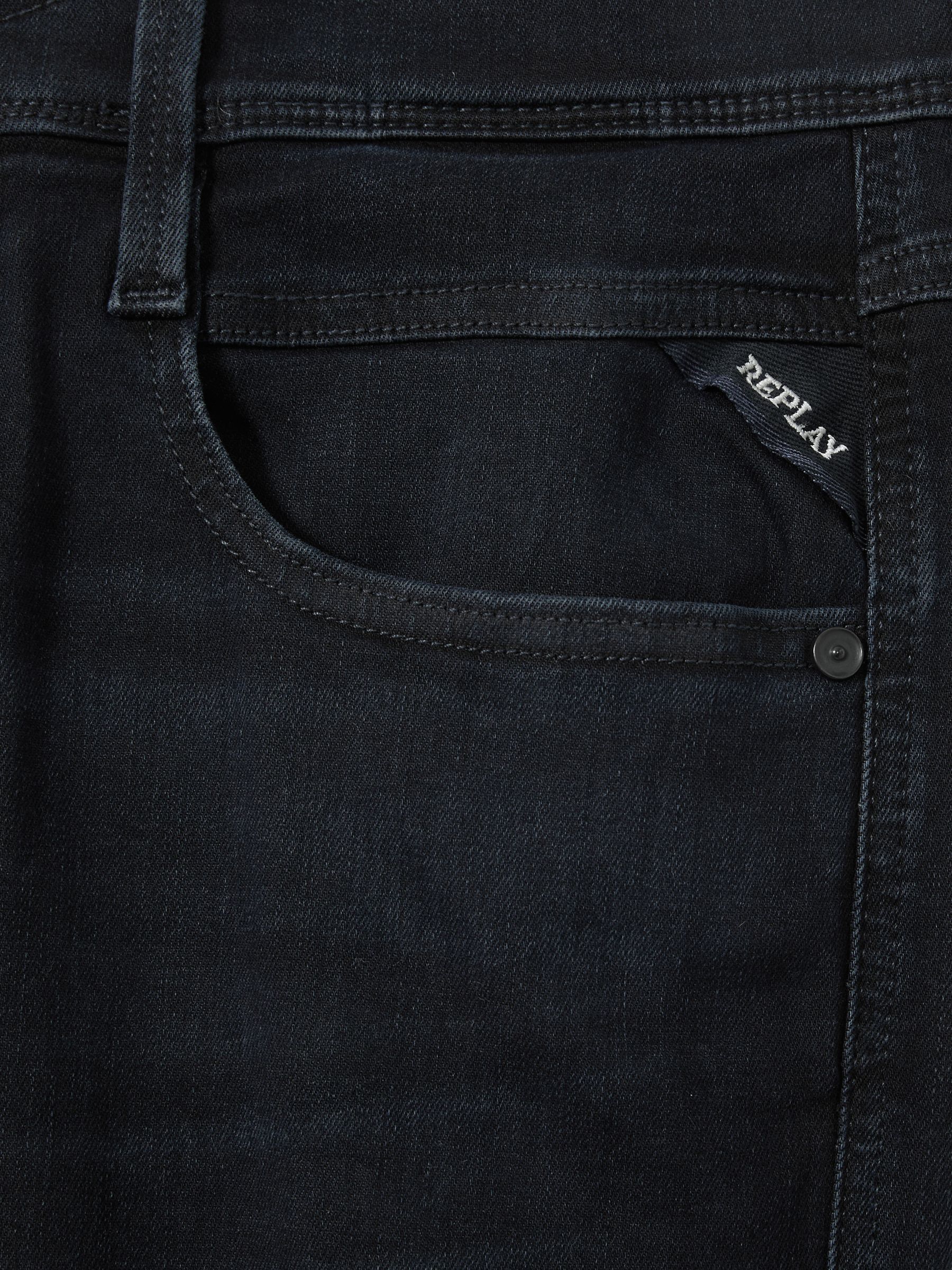 Replay Slim-Fit Hyperflex Jeans in Dark Blue - Image 6 of 6