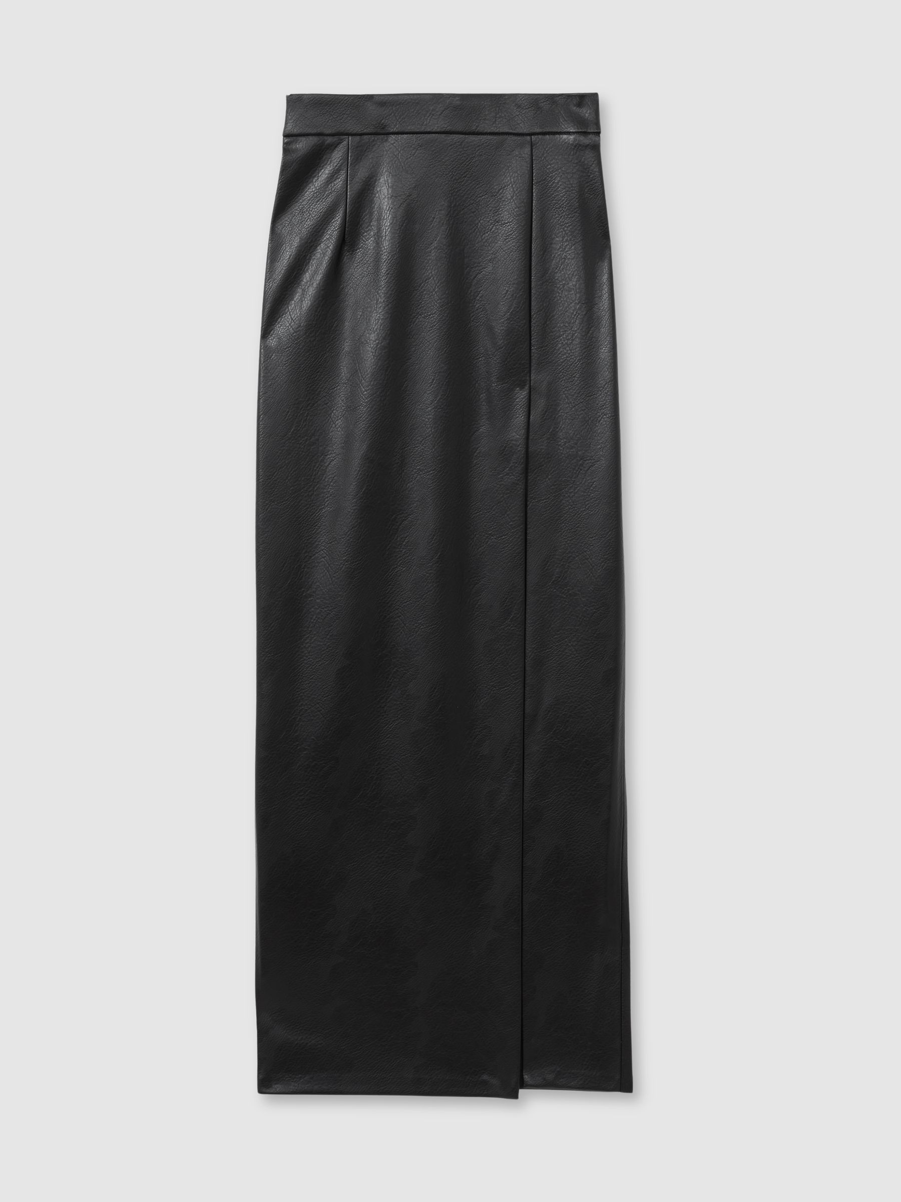 Good American Faux-Leather Maxi Skirt in Black - Image 2 of 6