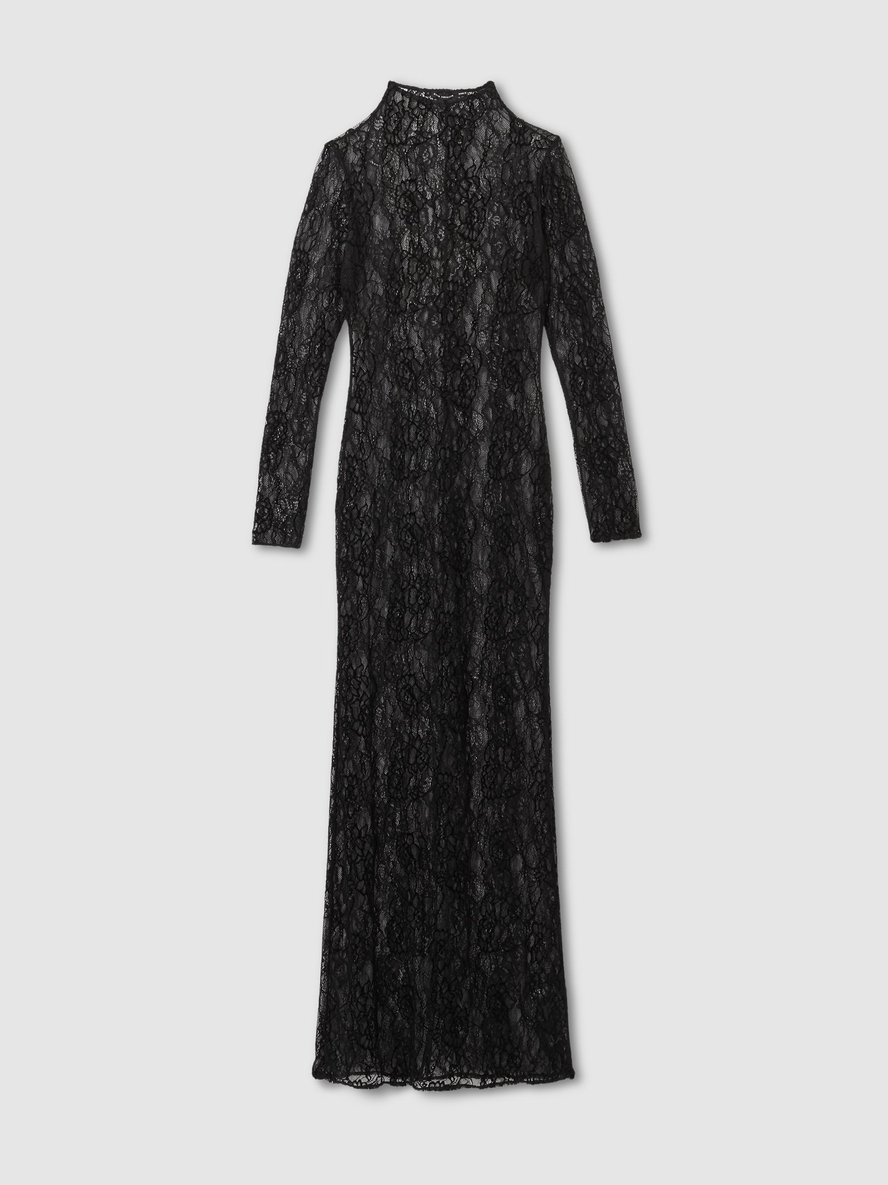 Good American Lace Maxi Dress in Black - Image 1 of 2
