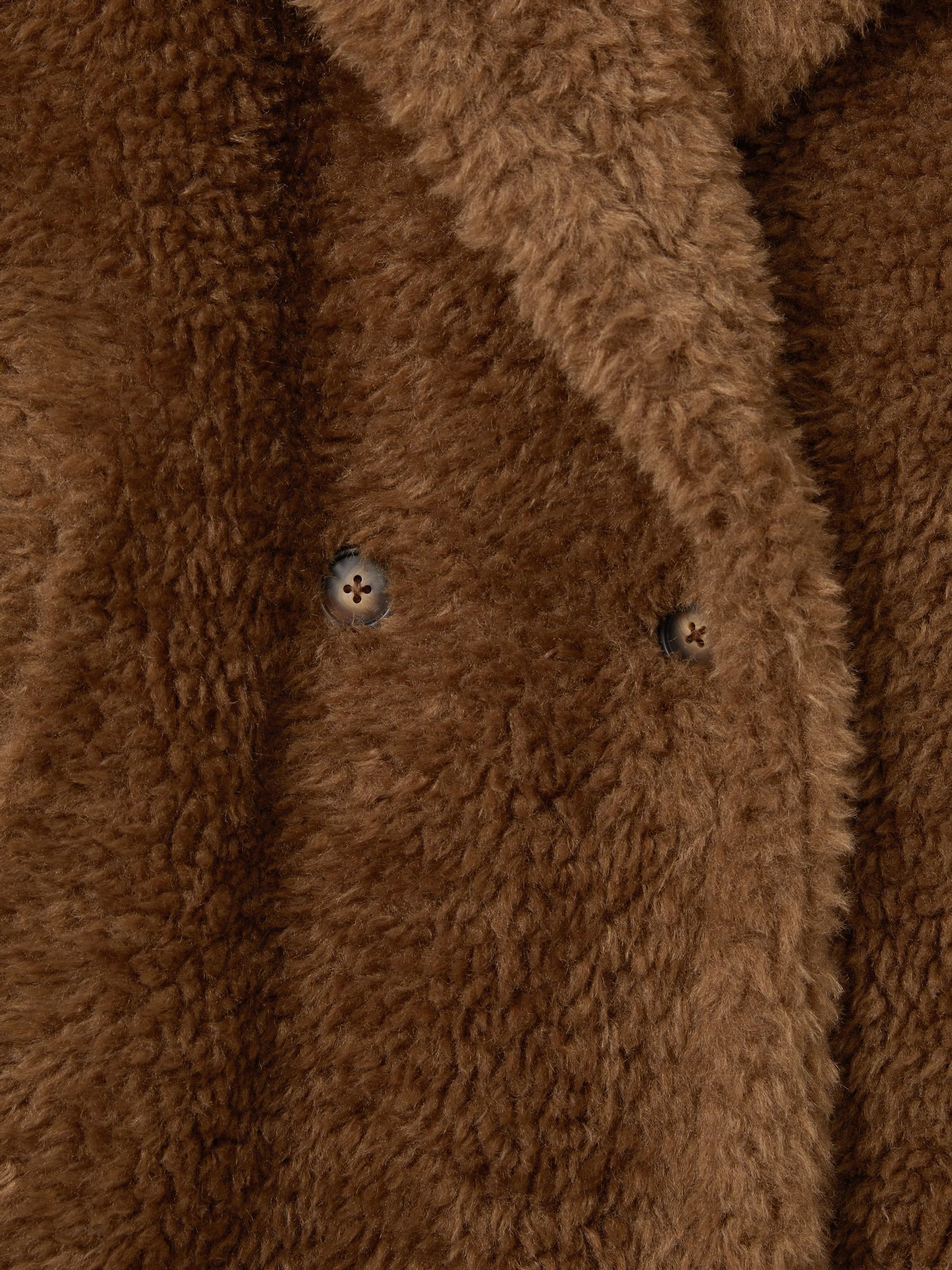 Teddy Coat with Wool in Brown - Image 7 of 7