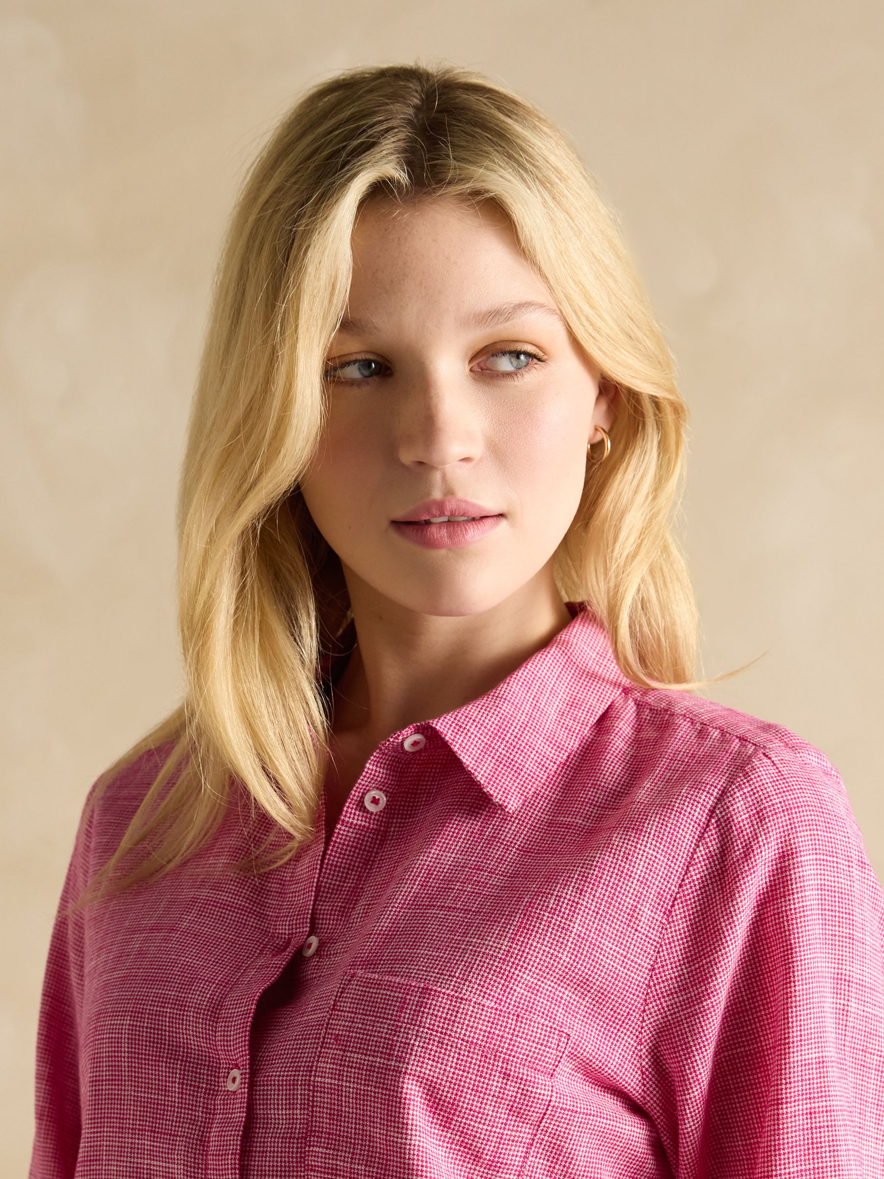 Ida Pink Cotton Shirt - Image 4 of 7