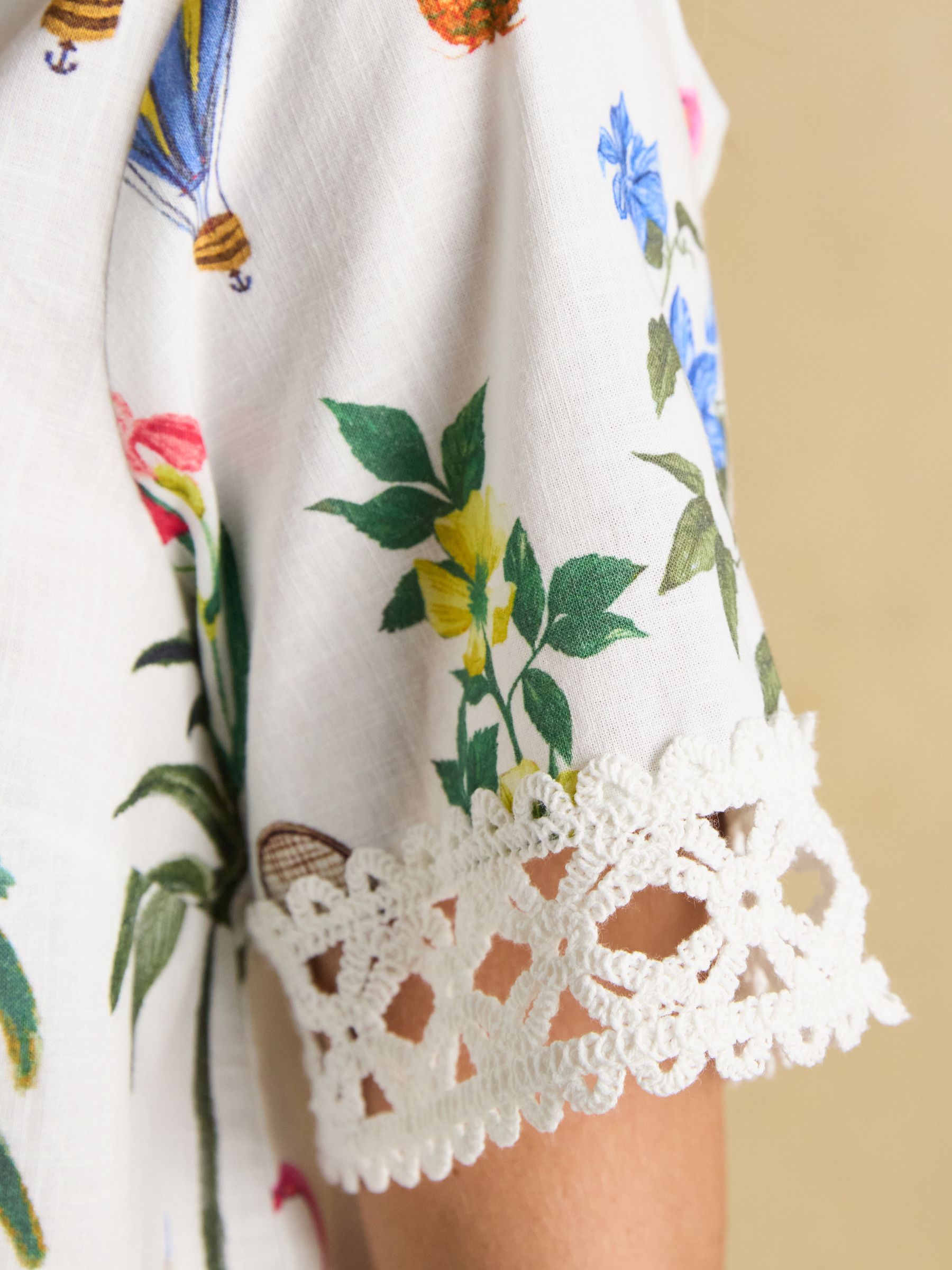 Isobel Multi Crochet Shirt - Image 7 of 11