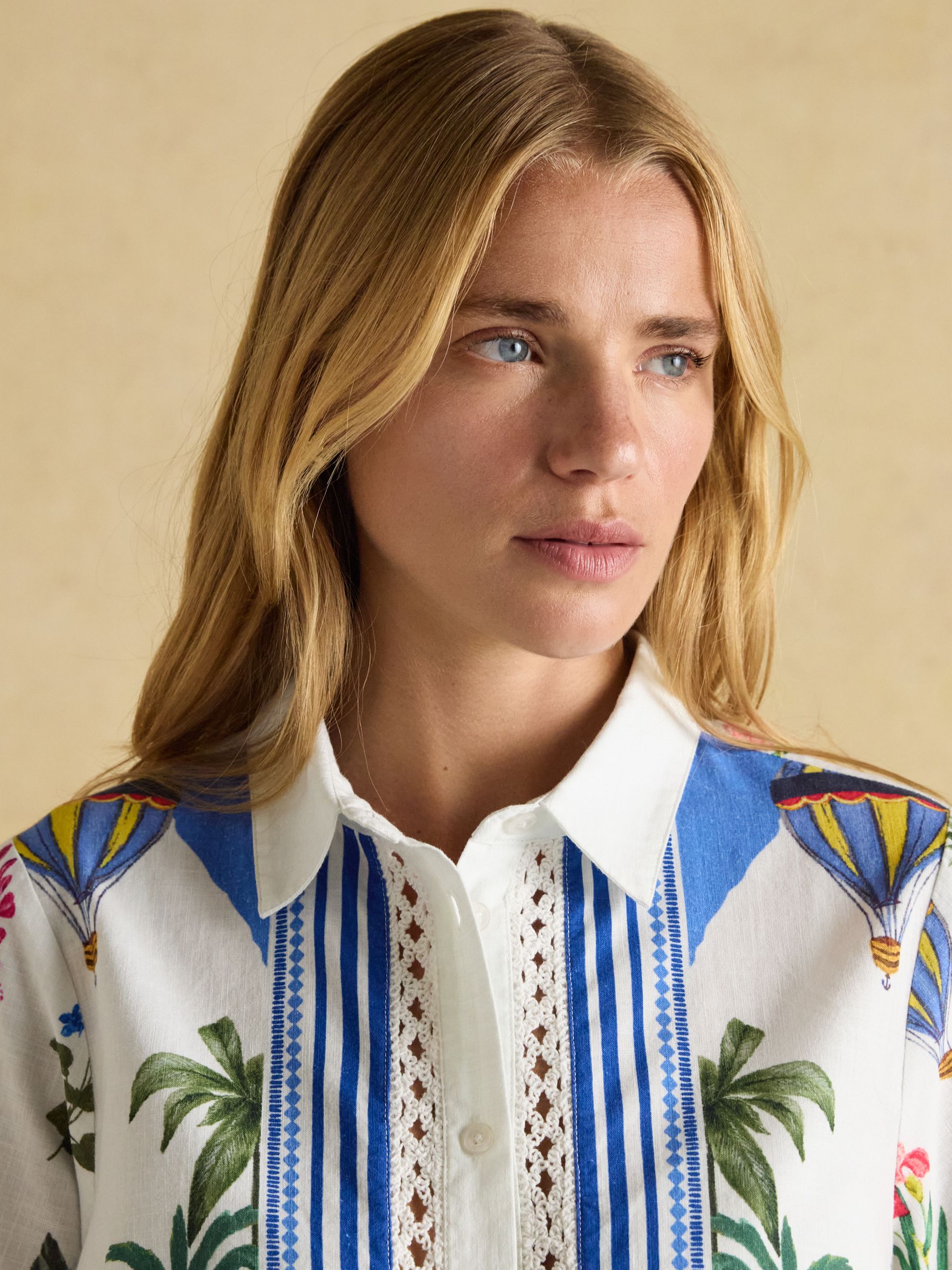 Isobel Multi Crochet Shirt - Image 8 of 11