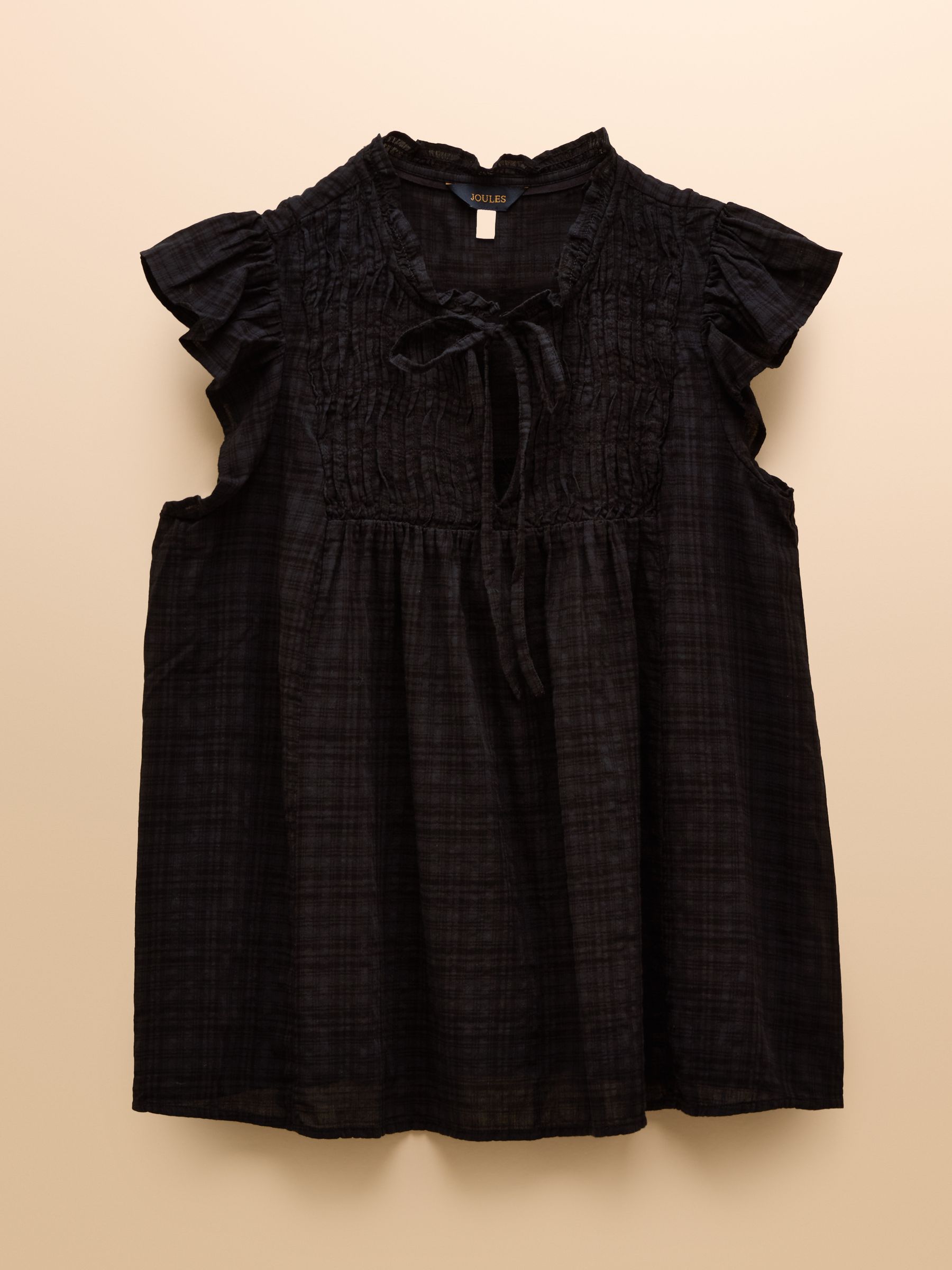 Nolan Black Sleeveless Smocked Blouse - Image 7 of 7