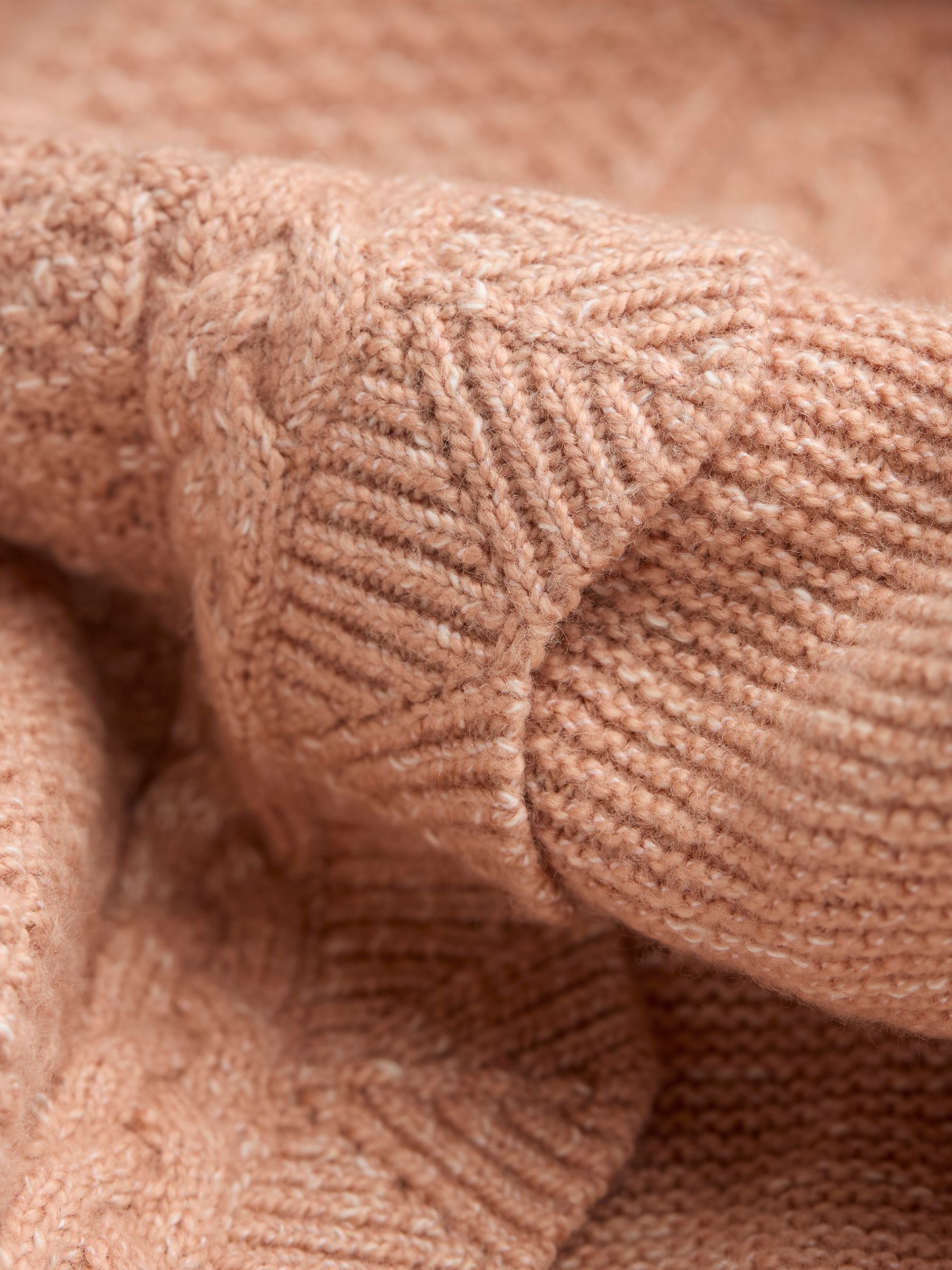 Harlee Blush Pink Ruffle Knitted Jumper - Image 6 of 6