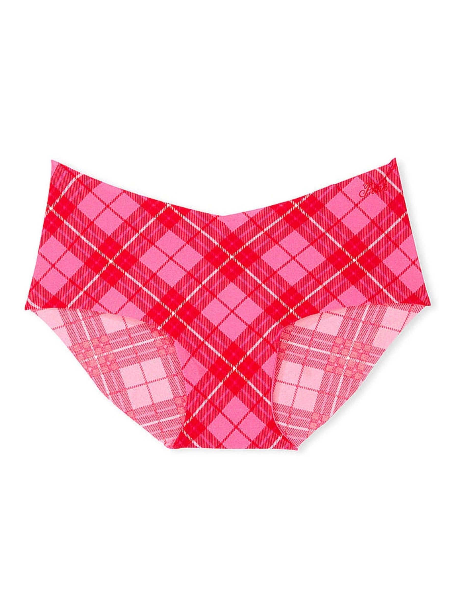 Pink Rose Plaid Hipster Knickers - Image 3 of 3