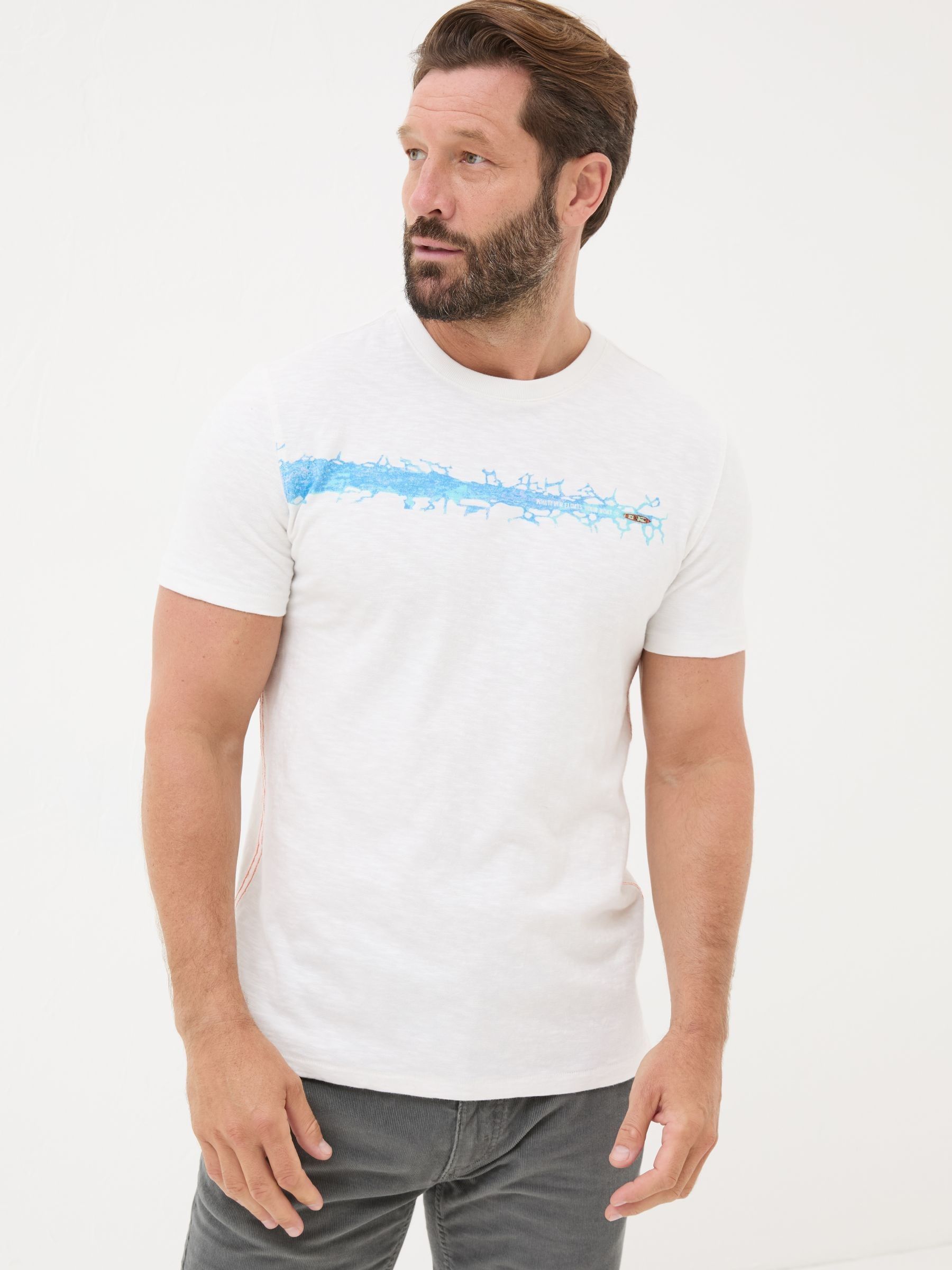 White Ice Breakers 100% Cotton T-Shirt - Image 1 of 5