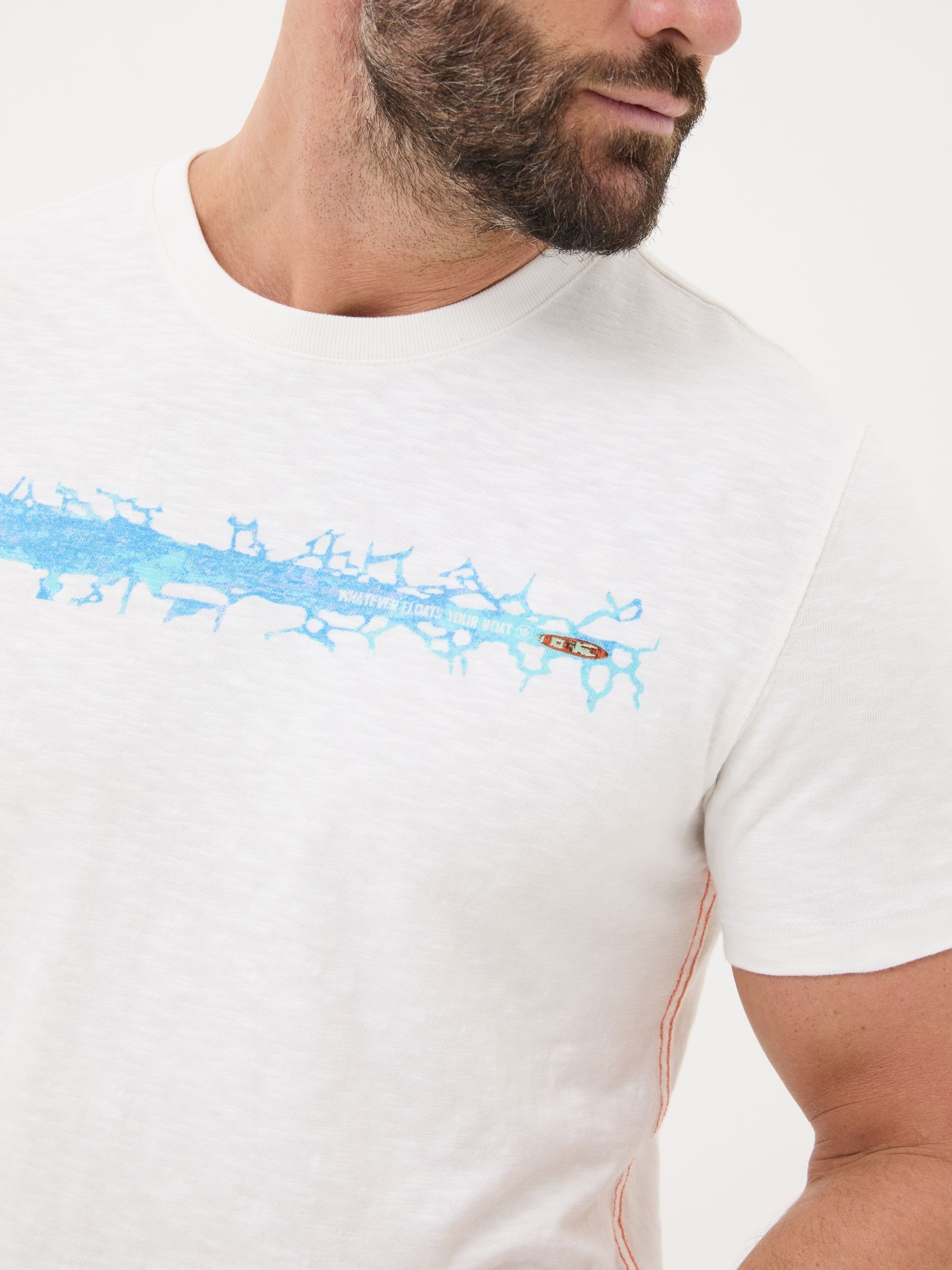 White Ice Breakers 100% Cotton T-Shirt - Image 4 of 5