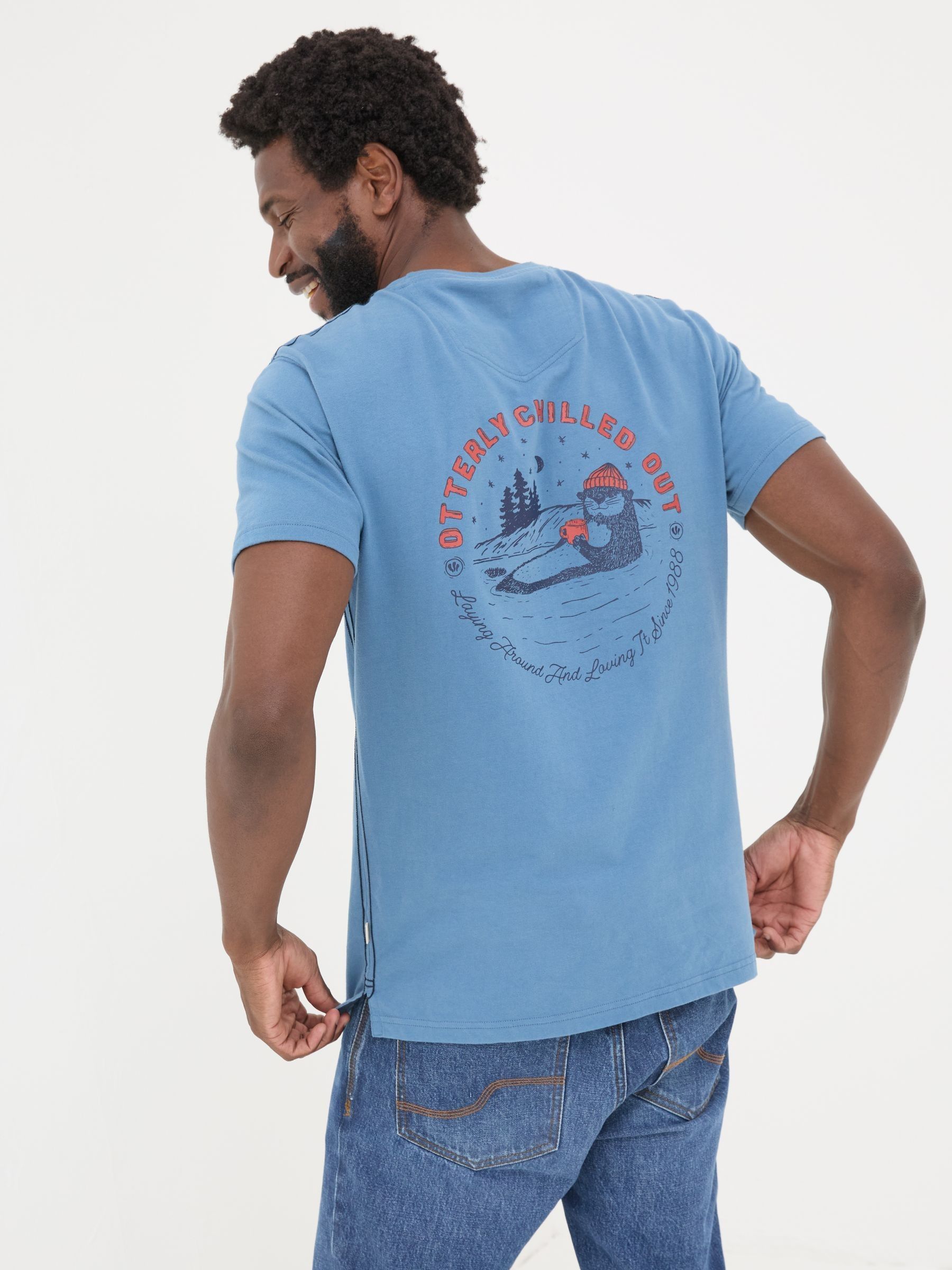 Light Blue Otterley Chilled T-Shirt - Image 4 of 10
