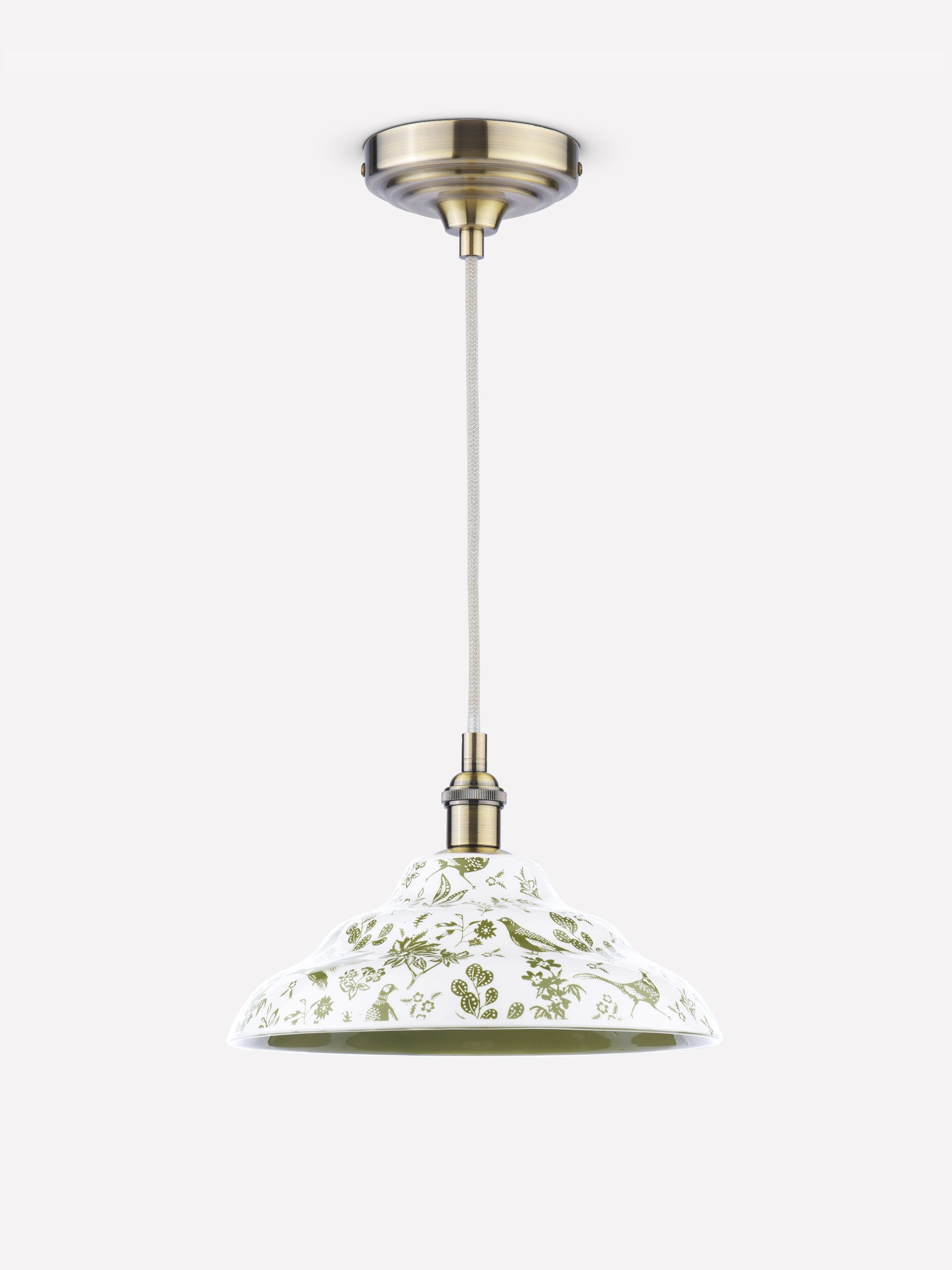 Audley Green Ceramic Printed Light Shade - Image 4 of 7