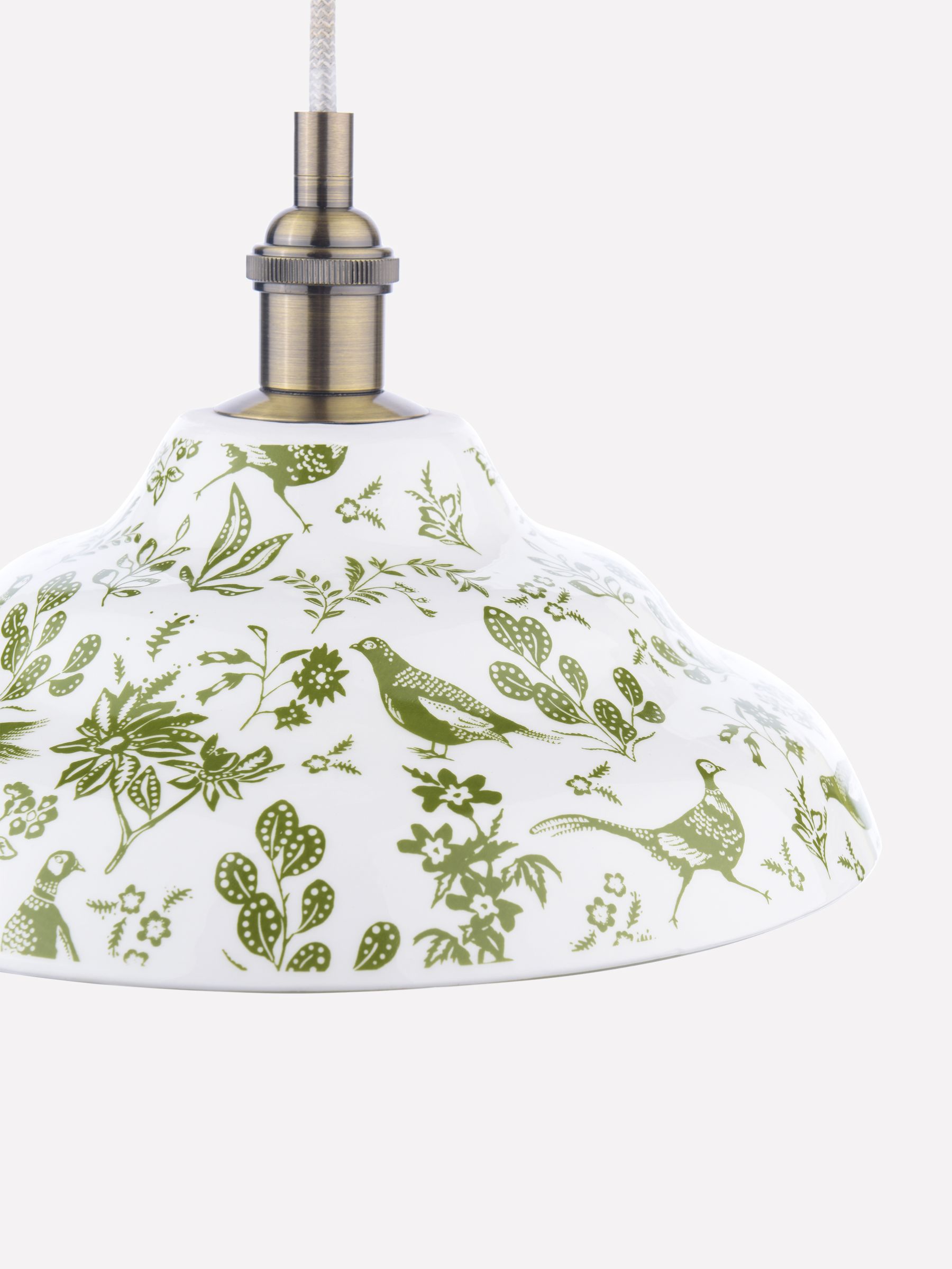 Audley Green Ceramic Printed Light Shade - Image 5 of 7