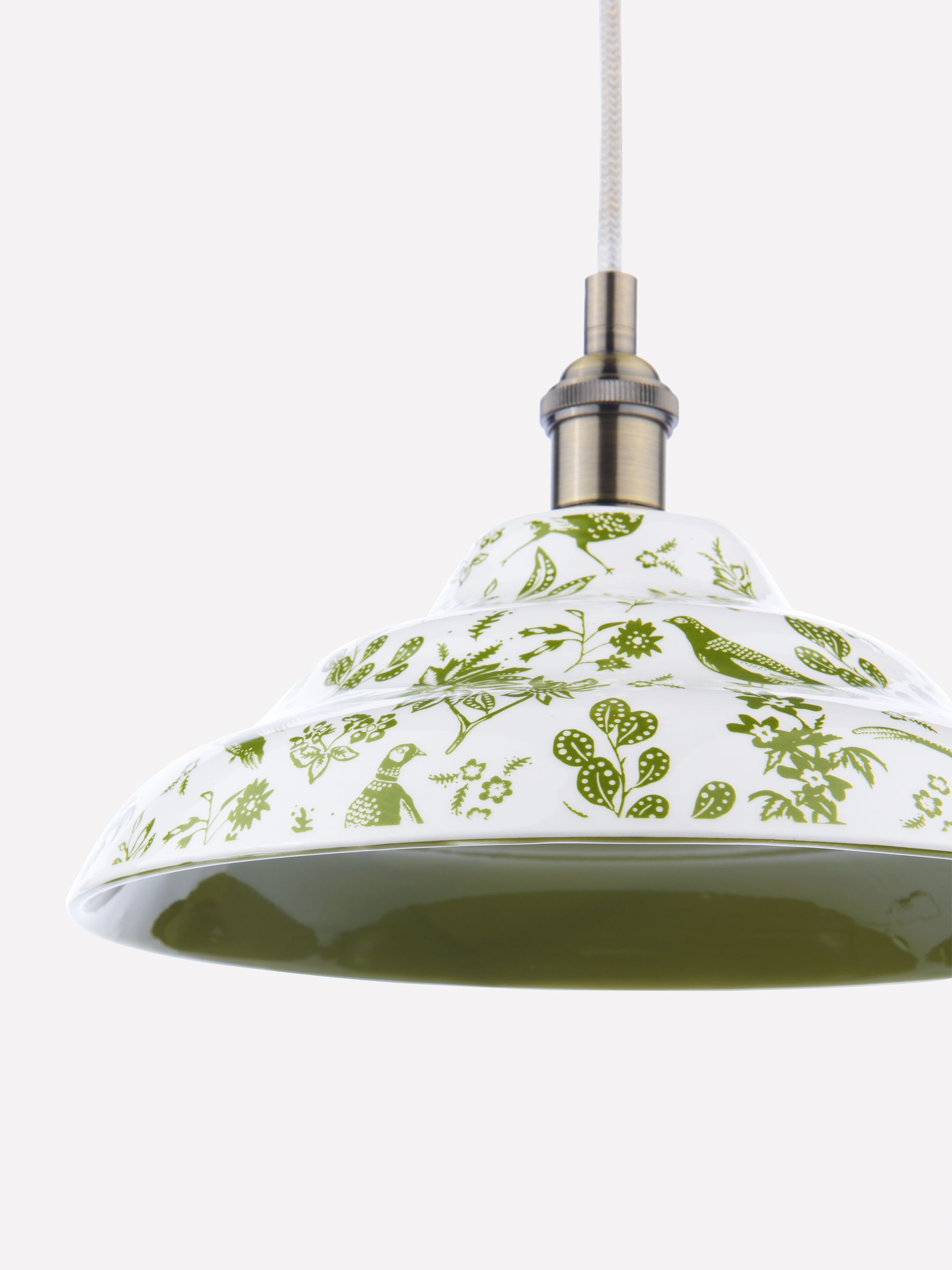 Audley Green Ceramic Printed Light Shade - Image 6 of 7