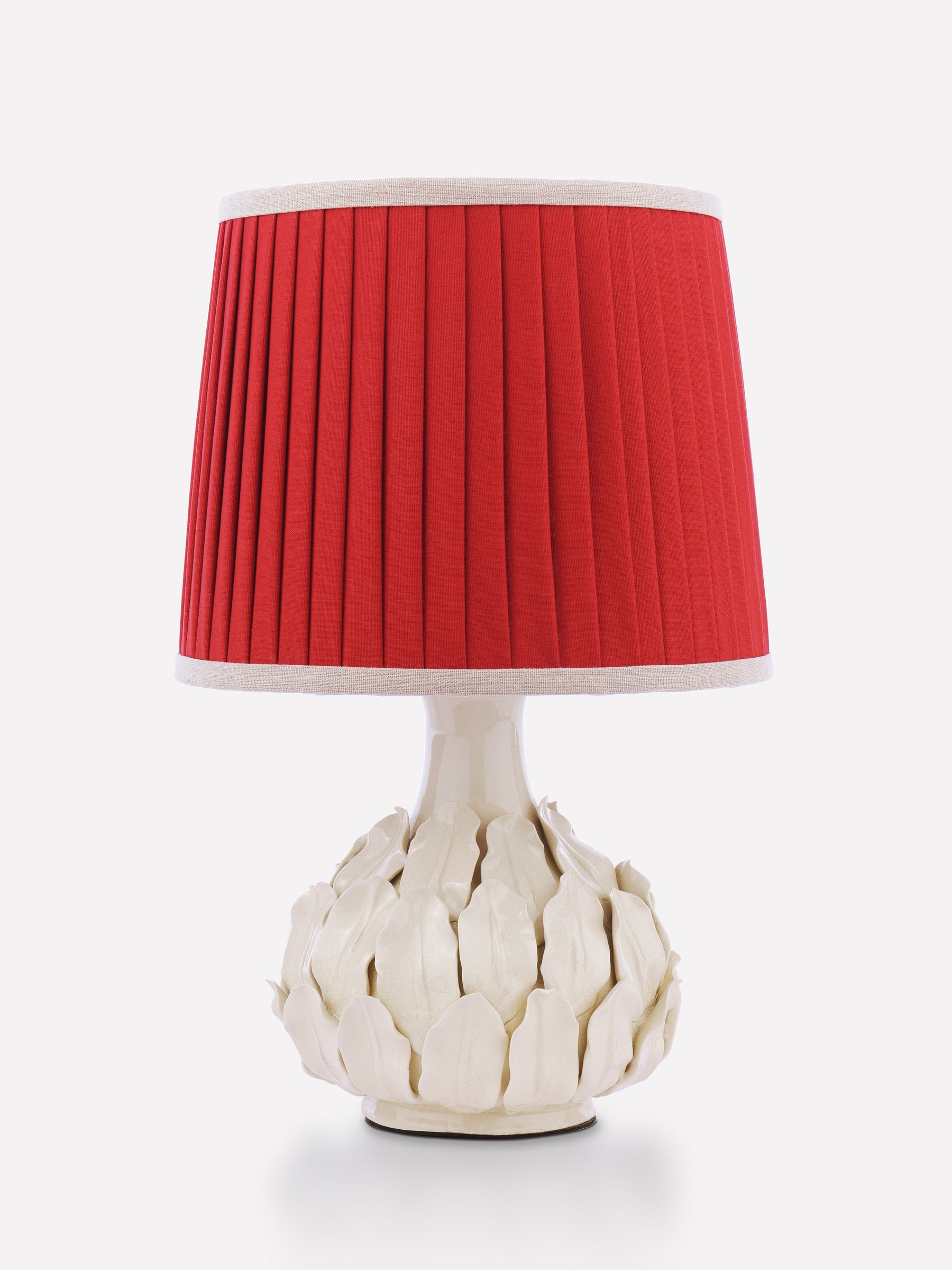 Cream Large Ceramic Table Lamp Chatsworth - Image 4 of 7