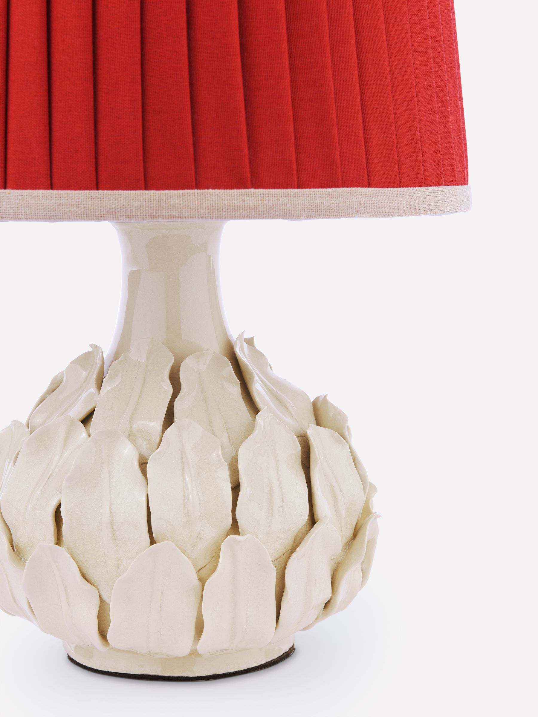 Cream Large Ceramic Table Lamp Chatsworth - Image 6 of 7