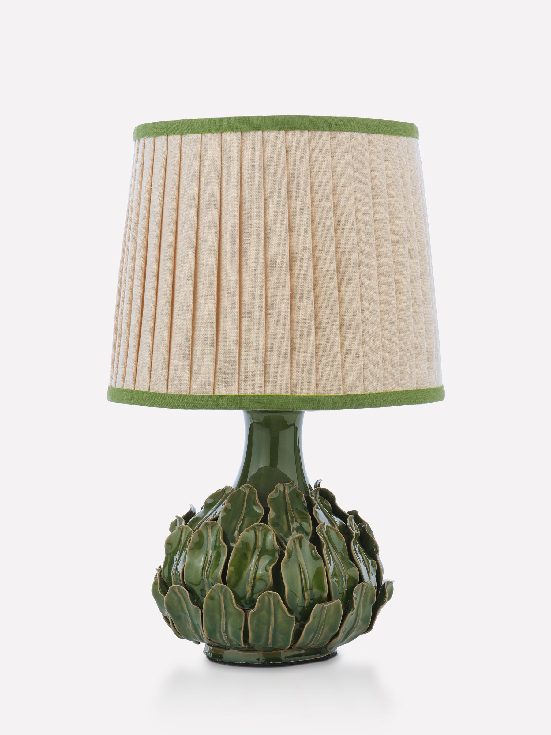 Chatsworth Green Large Large Ceramic Table Lamp - Image 4 of 6