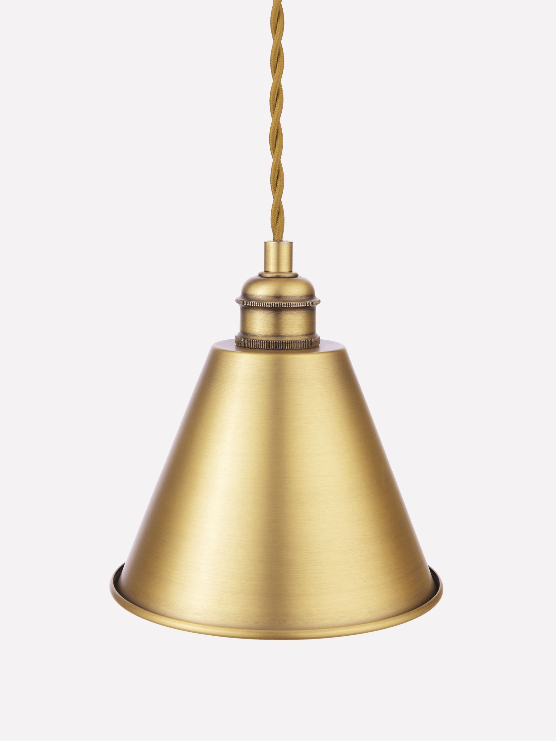 Wollaton Gold 3 Light Brass Ceiling Pendant - Image 5 of 7