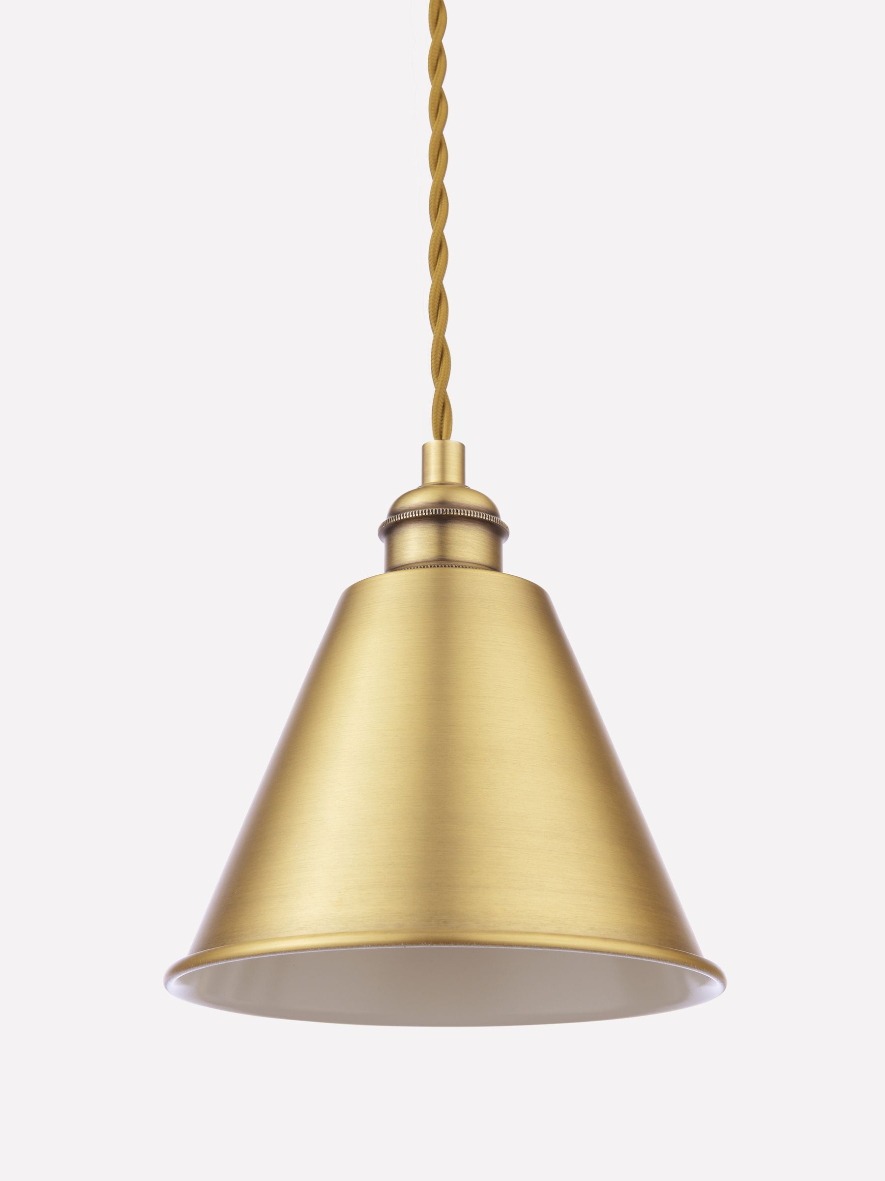Wollaton Gold 3 Light Brass Ceiling Pendant - Image 6 of 7