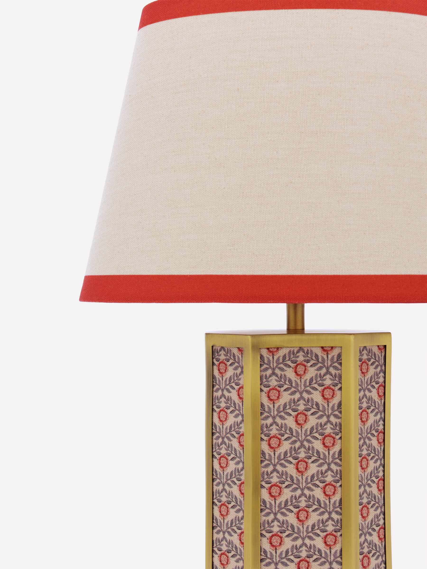Helmingham Floral Print Claw Foot Table Lamp - Image 6 of 8