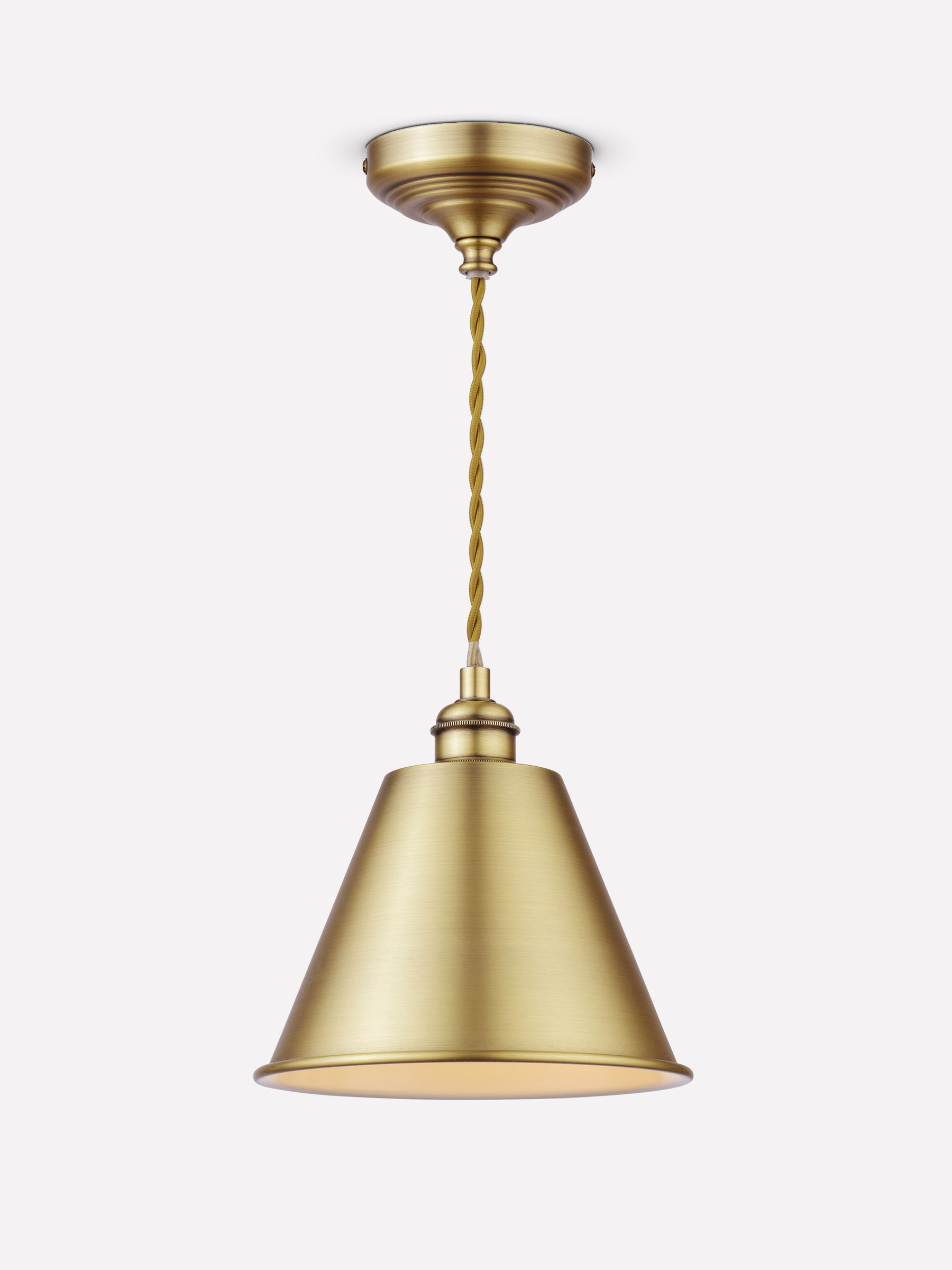 Wollaton Gold 1 Light Brass Ceiling Pendant - Image 3 of 7