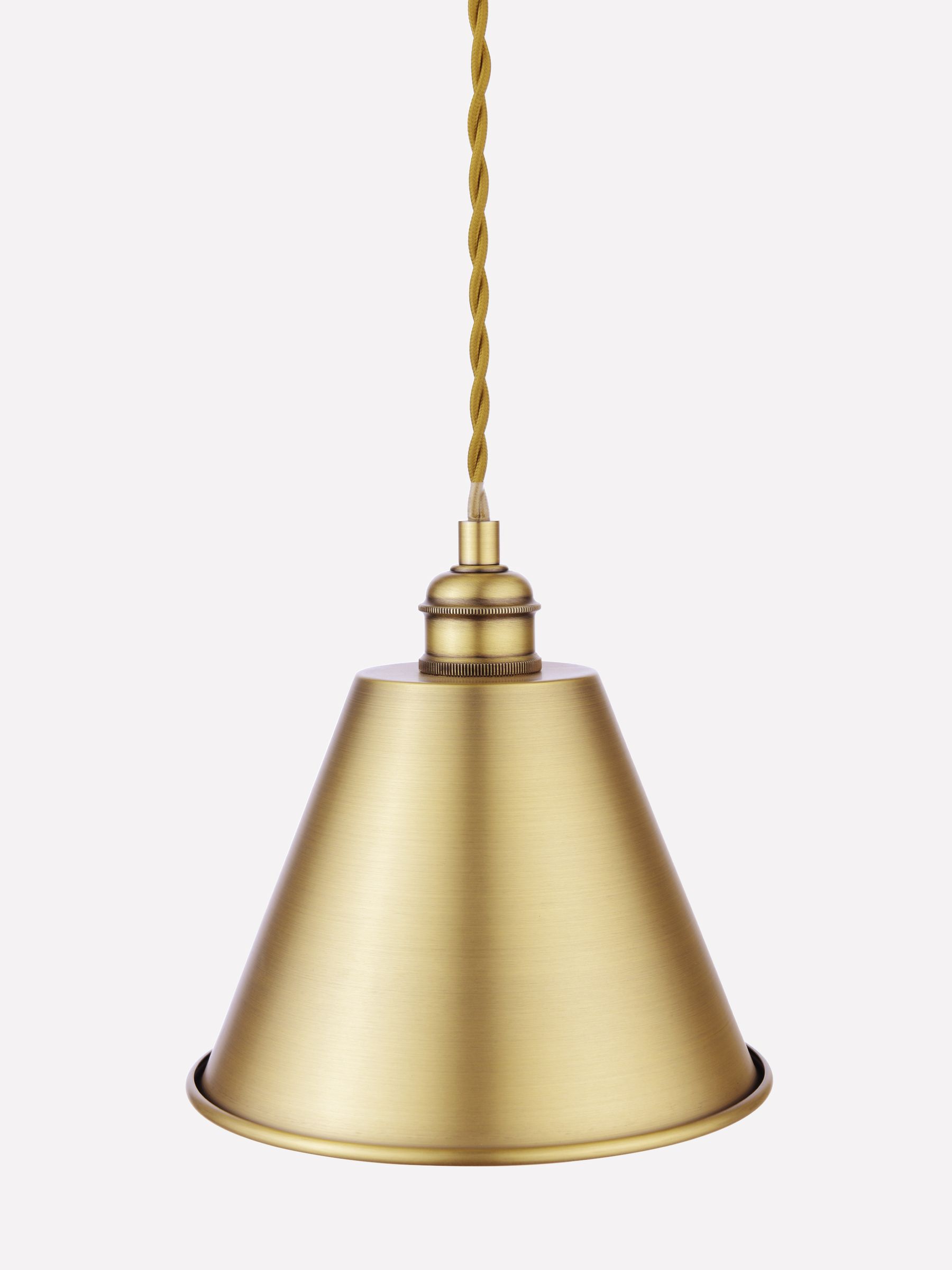 Wollaton Gold 1 Light Brass Ceiling Pendant - Image 5 of 7