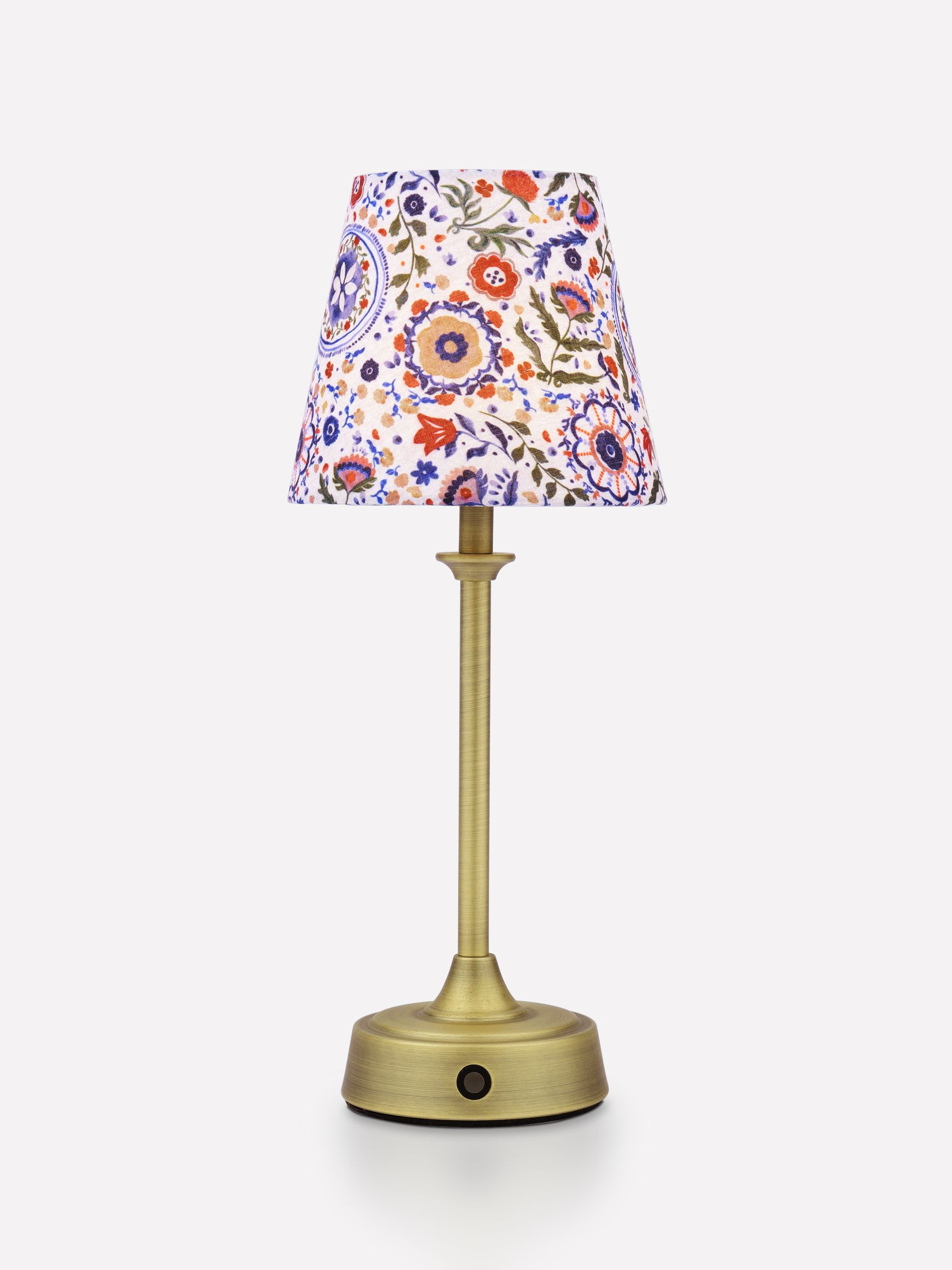 Apsley Blue Multi Print Rechargable LED Lamp - Image 3 of 7