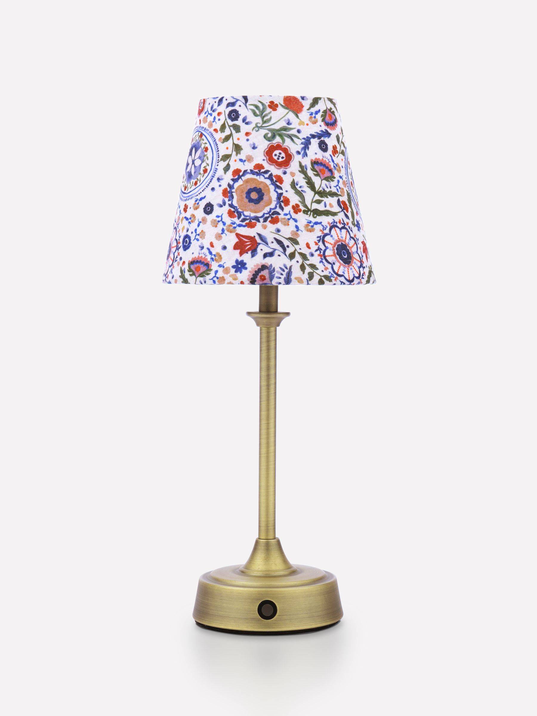 Apsley Blue Multi Print Rechargable LED Lamp - Image 4 of 7
