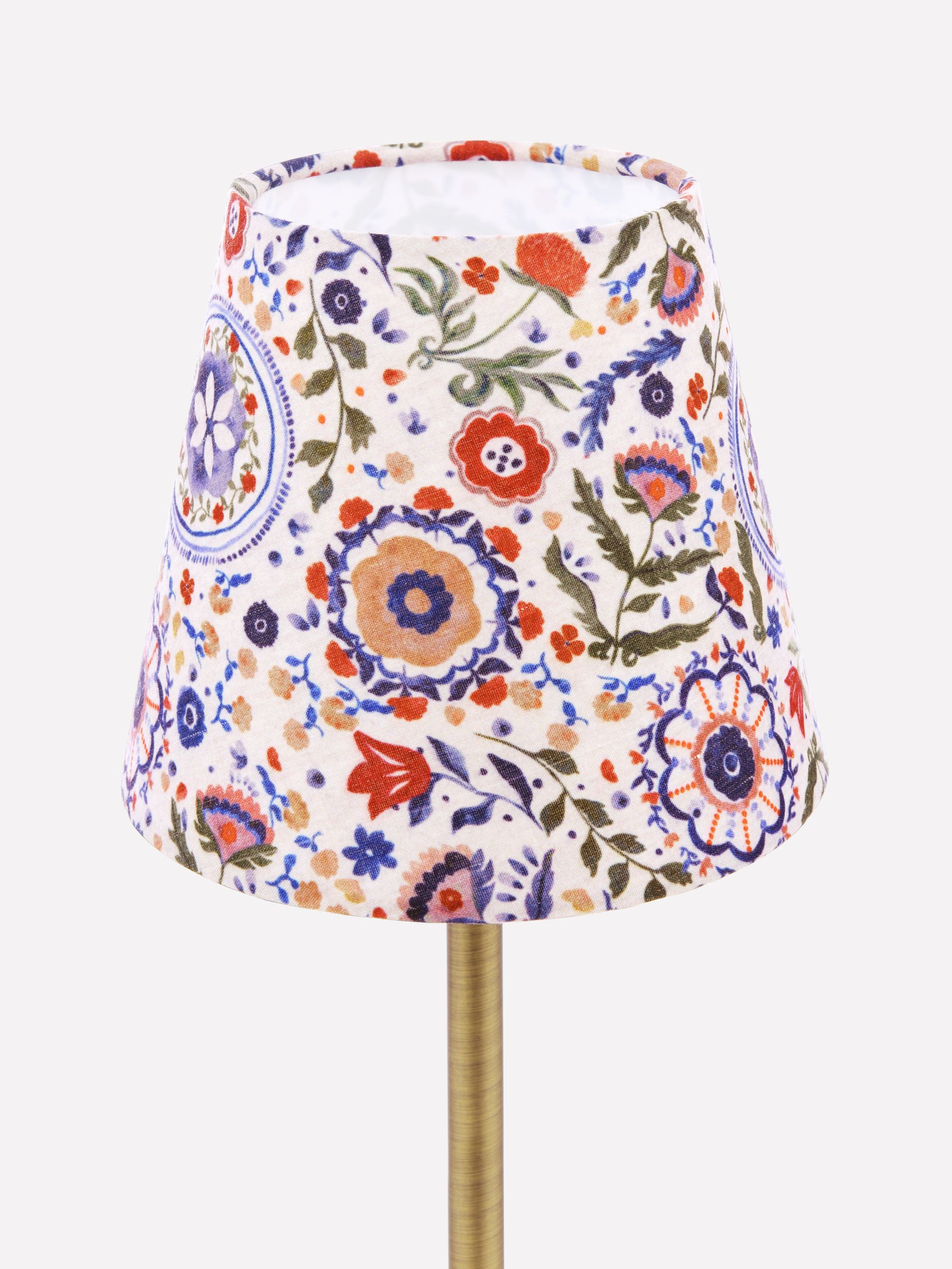 Apsley Blue Multi Print Rechargable LED Lamp - Image 5 of 7