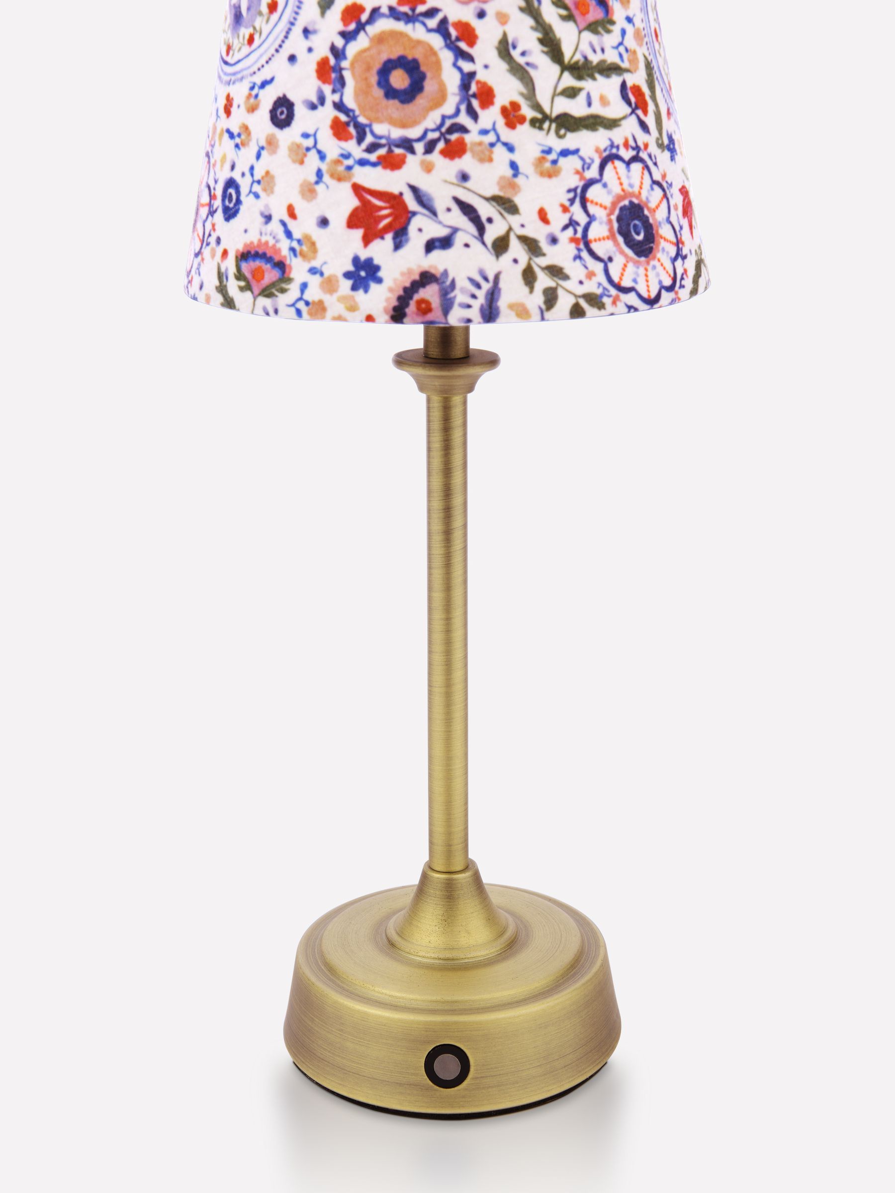 Apsley Blue Multi Print Rechargable LED Lamp - Image 6 of 7