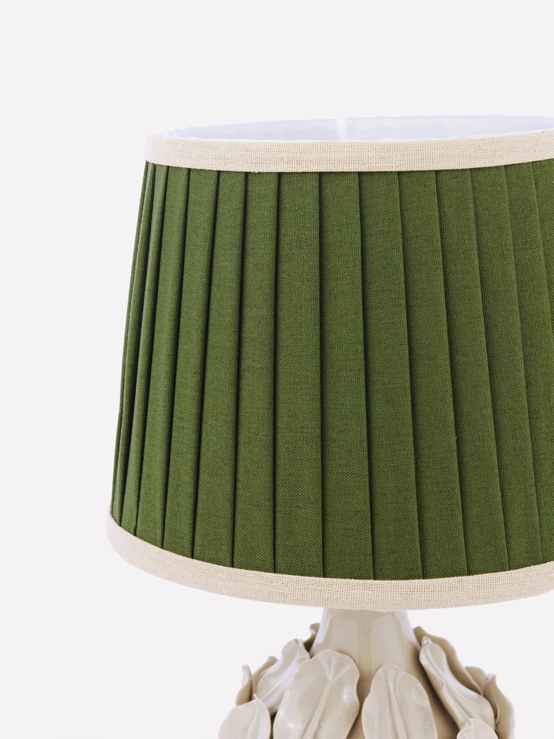 Chatsworth Green Small Large Ceramic Table Lamp - Image 5 of 7