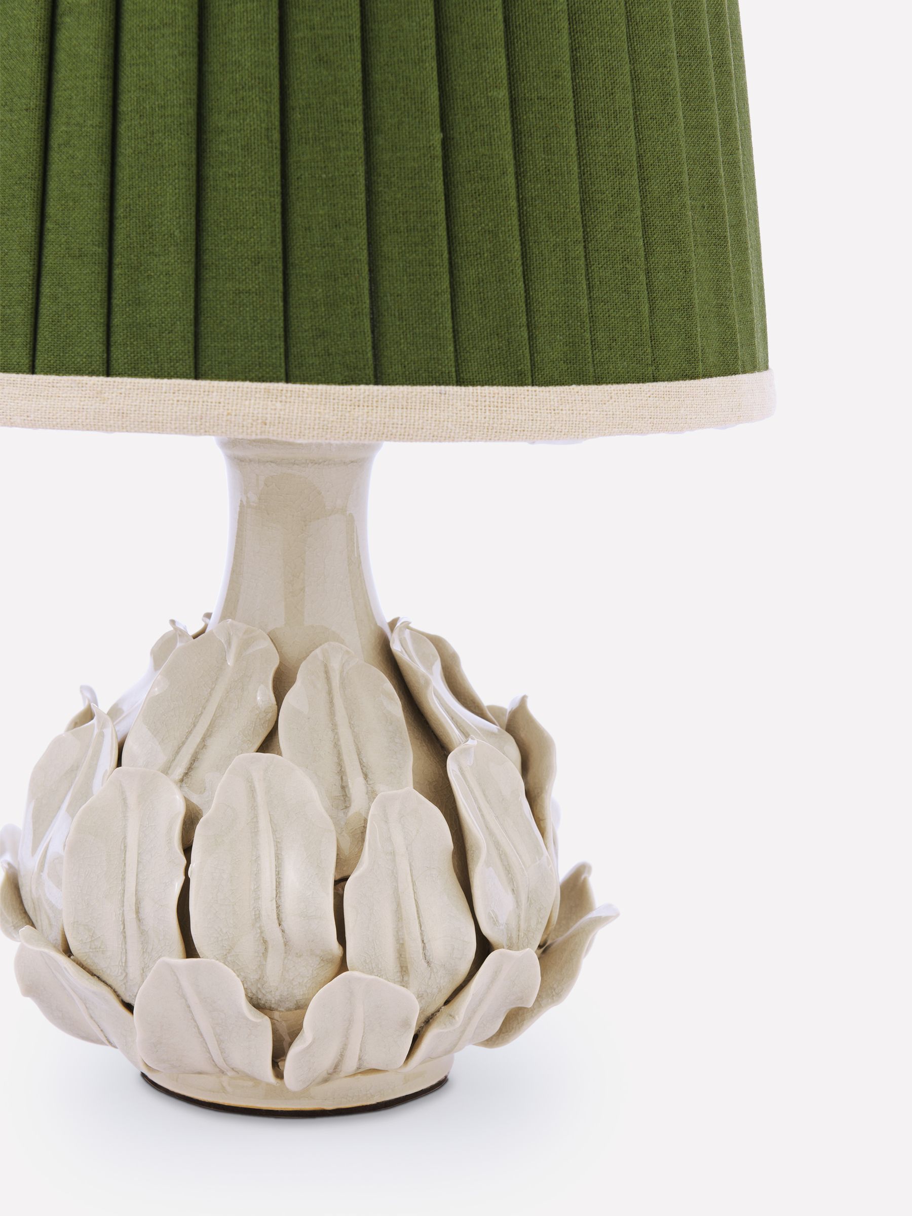 Chatsworth Green Small Large Ceramic Table Lamp - Image 6 of 7