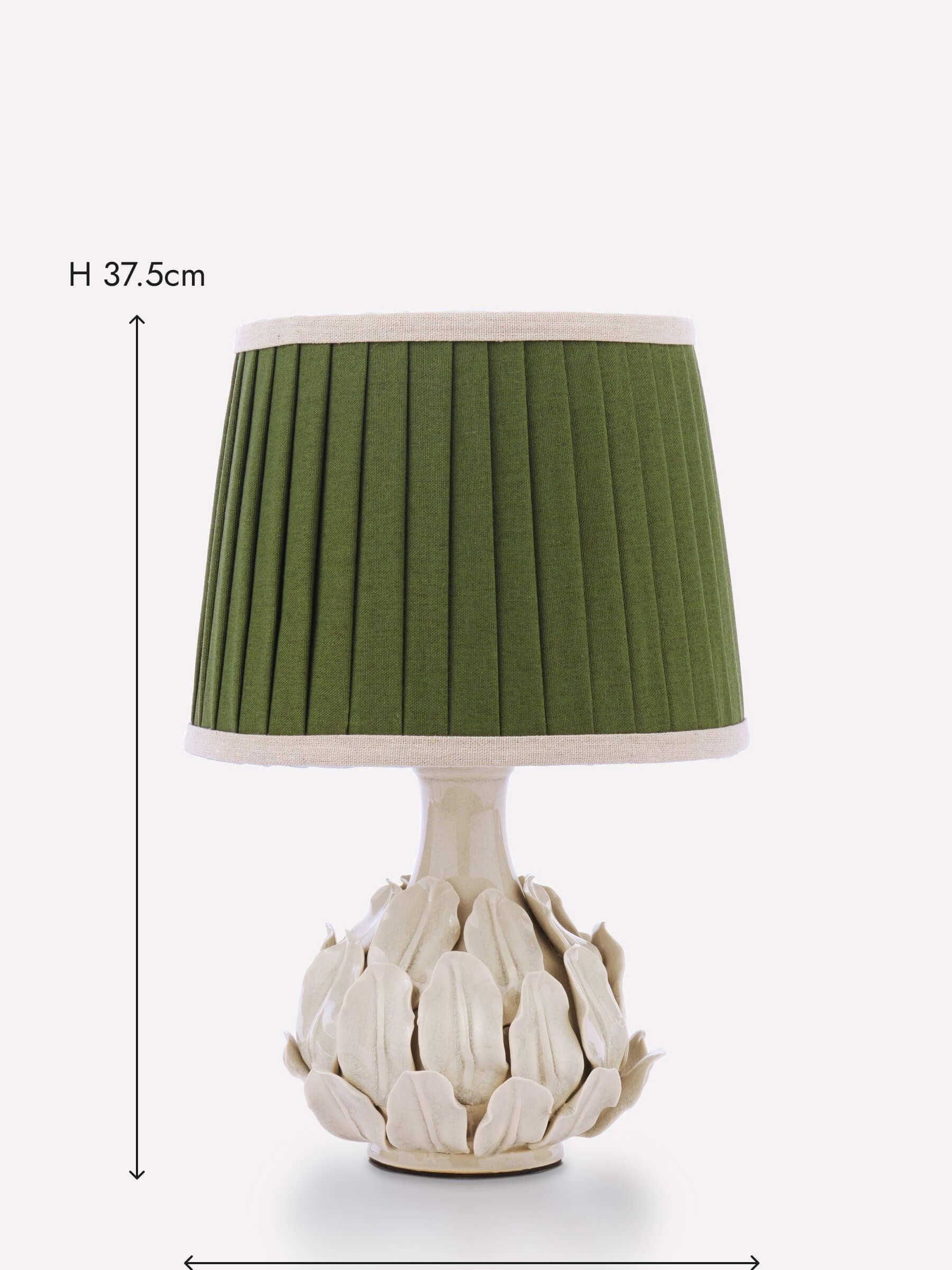 Chatsworth Green Small Large Ceramic Table Lamp - Image 7 of 7
