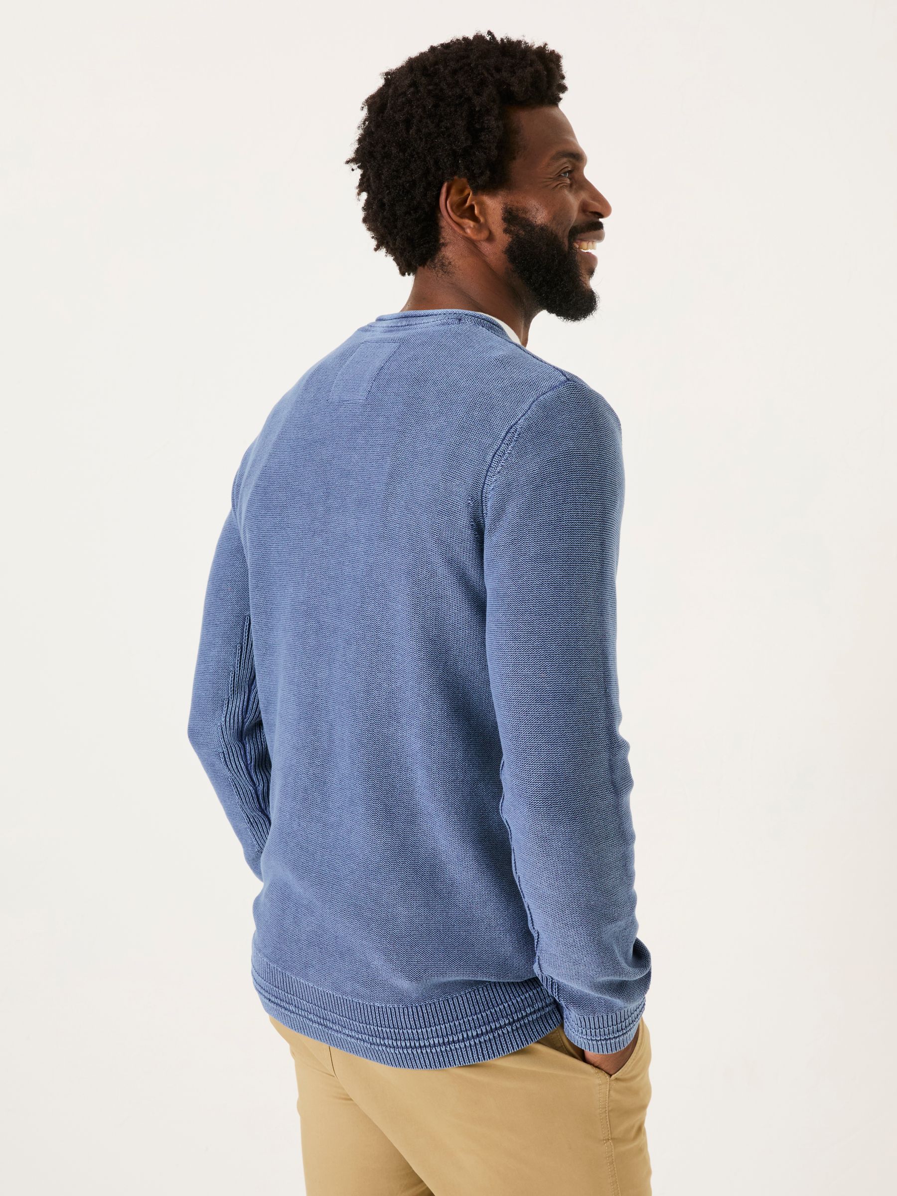 French Navy Berwick Laundered Crew Neck Jumper - Image 2 of 6